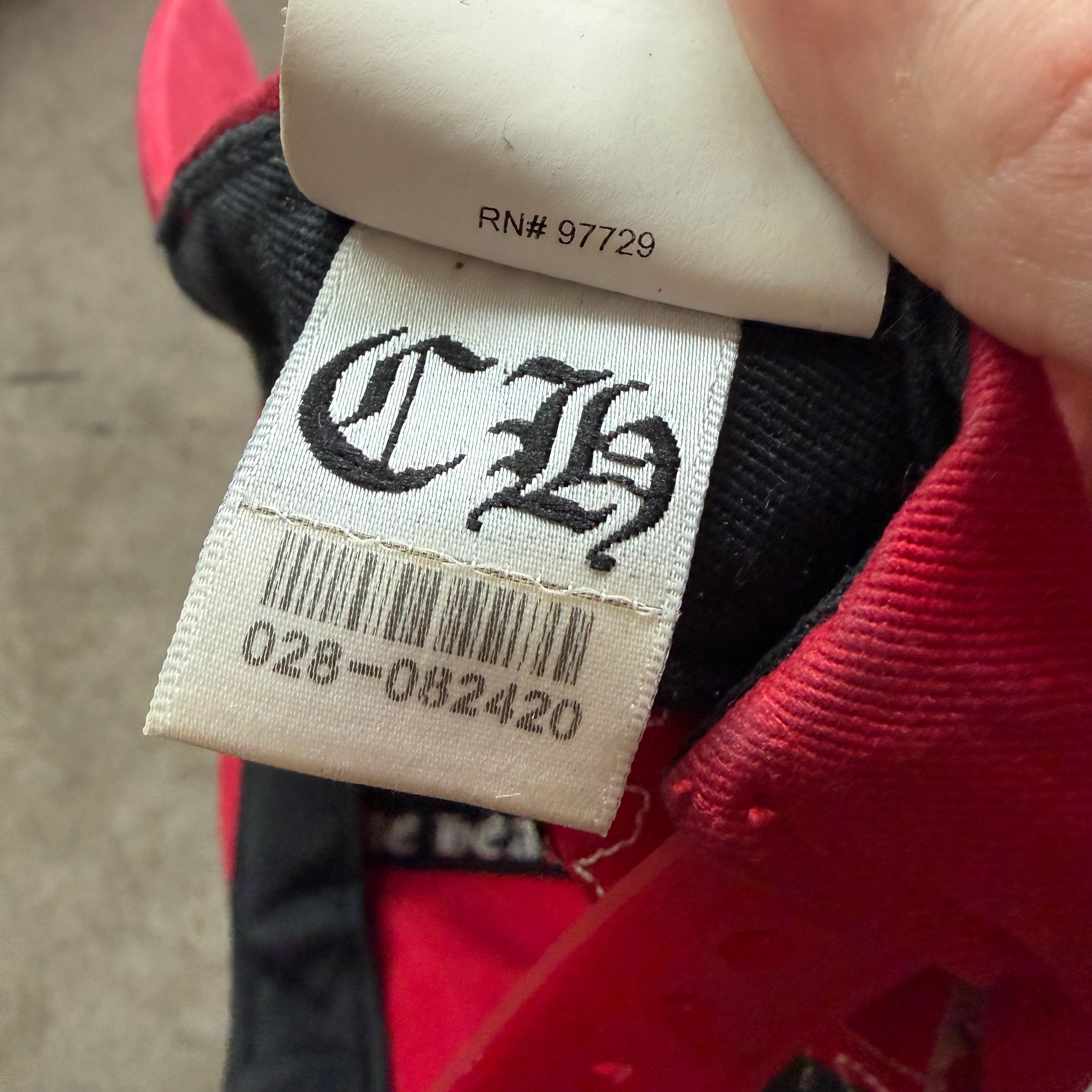 Chrome Hearts Cross Patch Baseball Hat Red