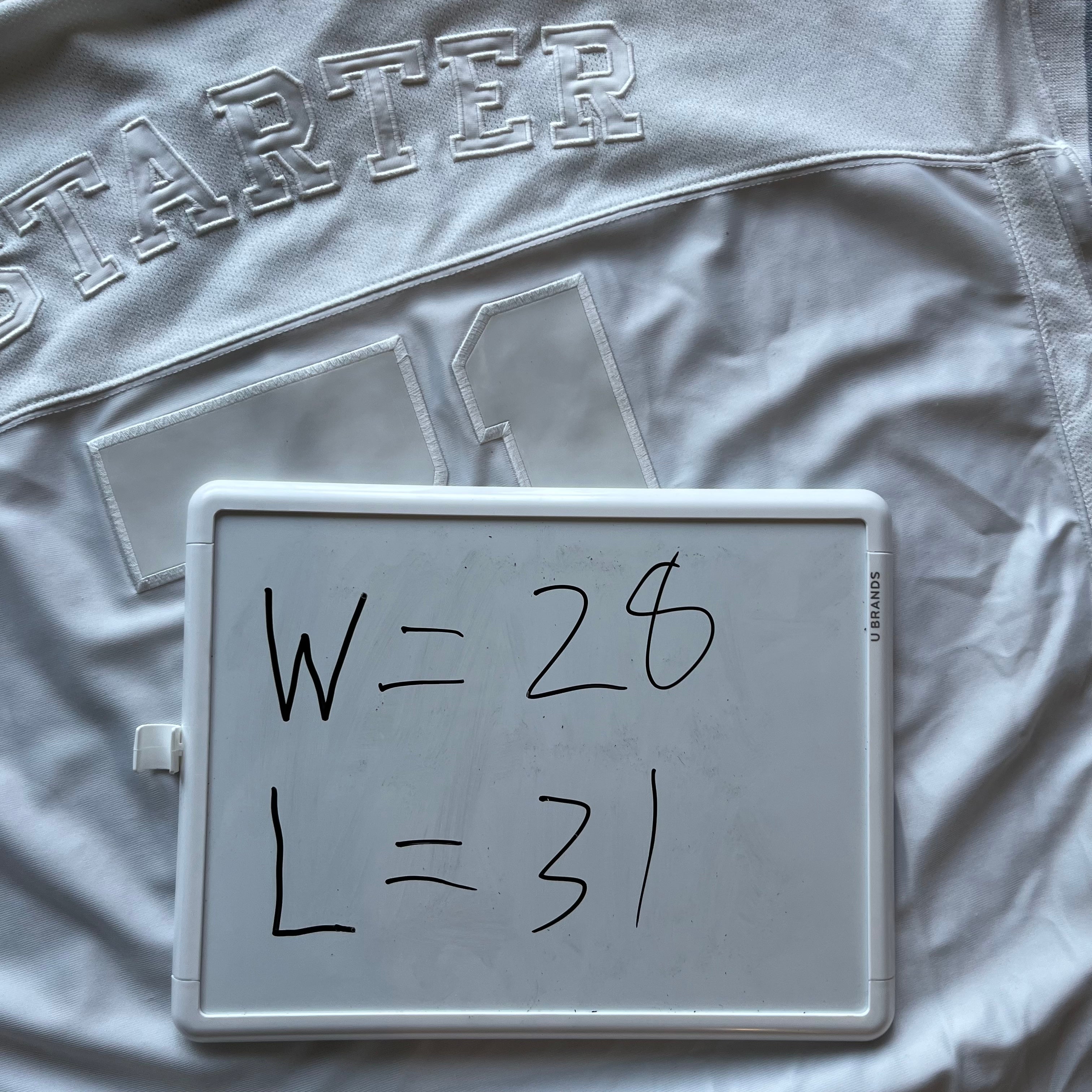 XXL 00s White Starter Jersey