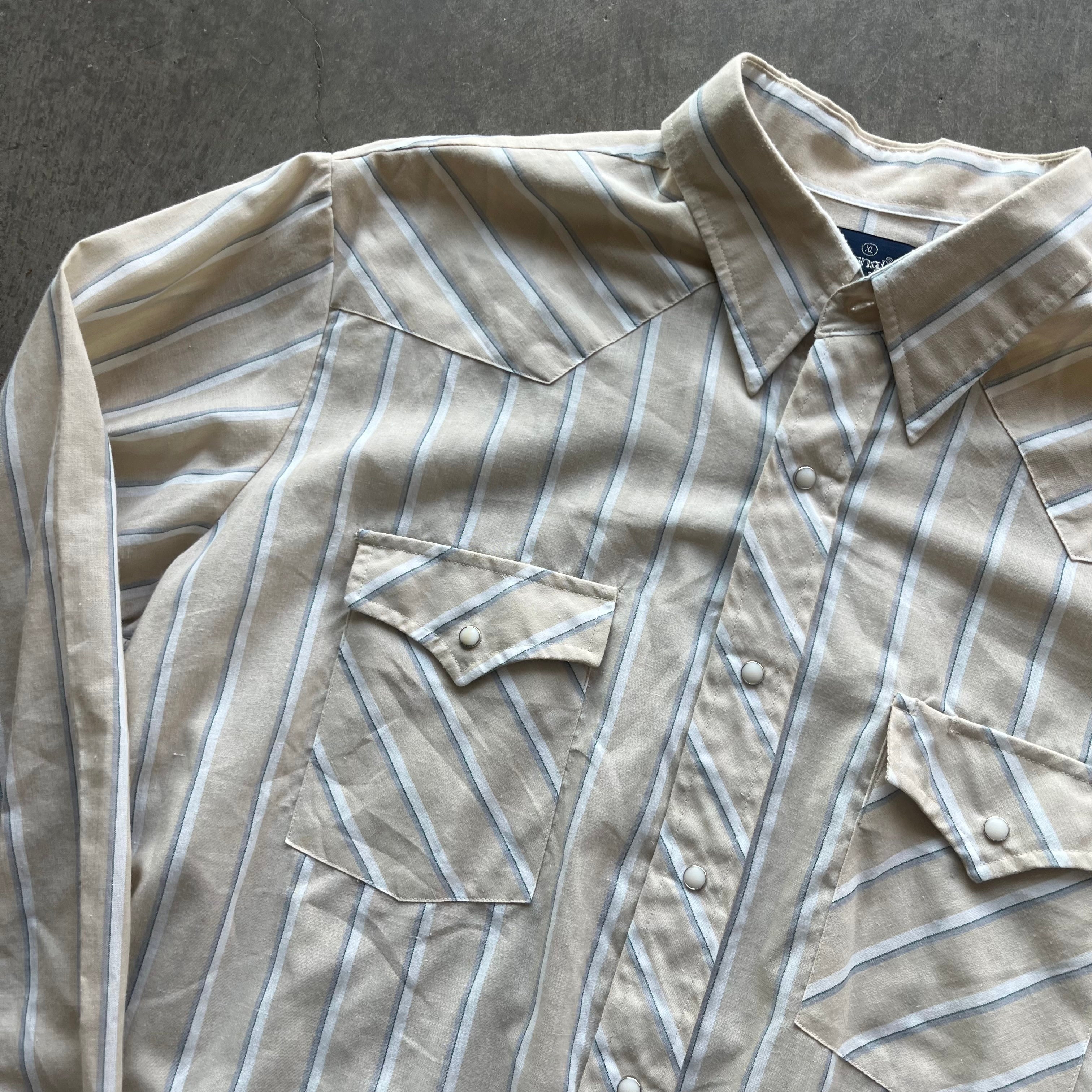 XL 1970s Wrangler Pearl Snap