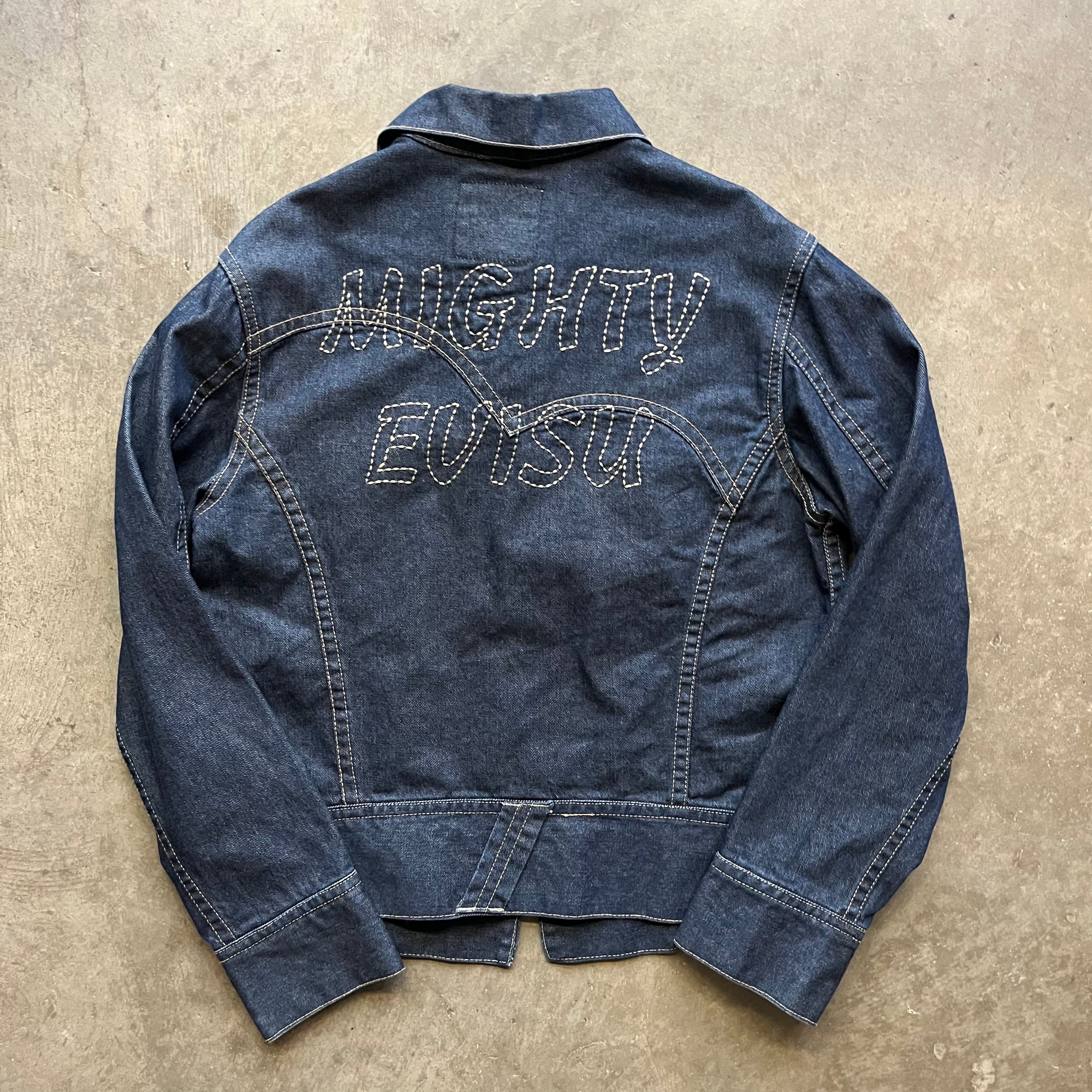 L 00s Mighty Evisu Denim Jacket
