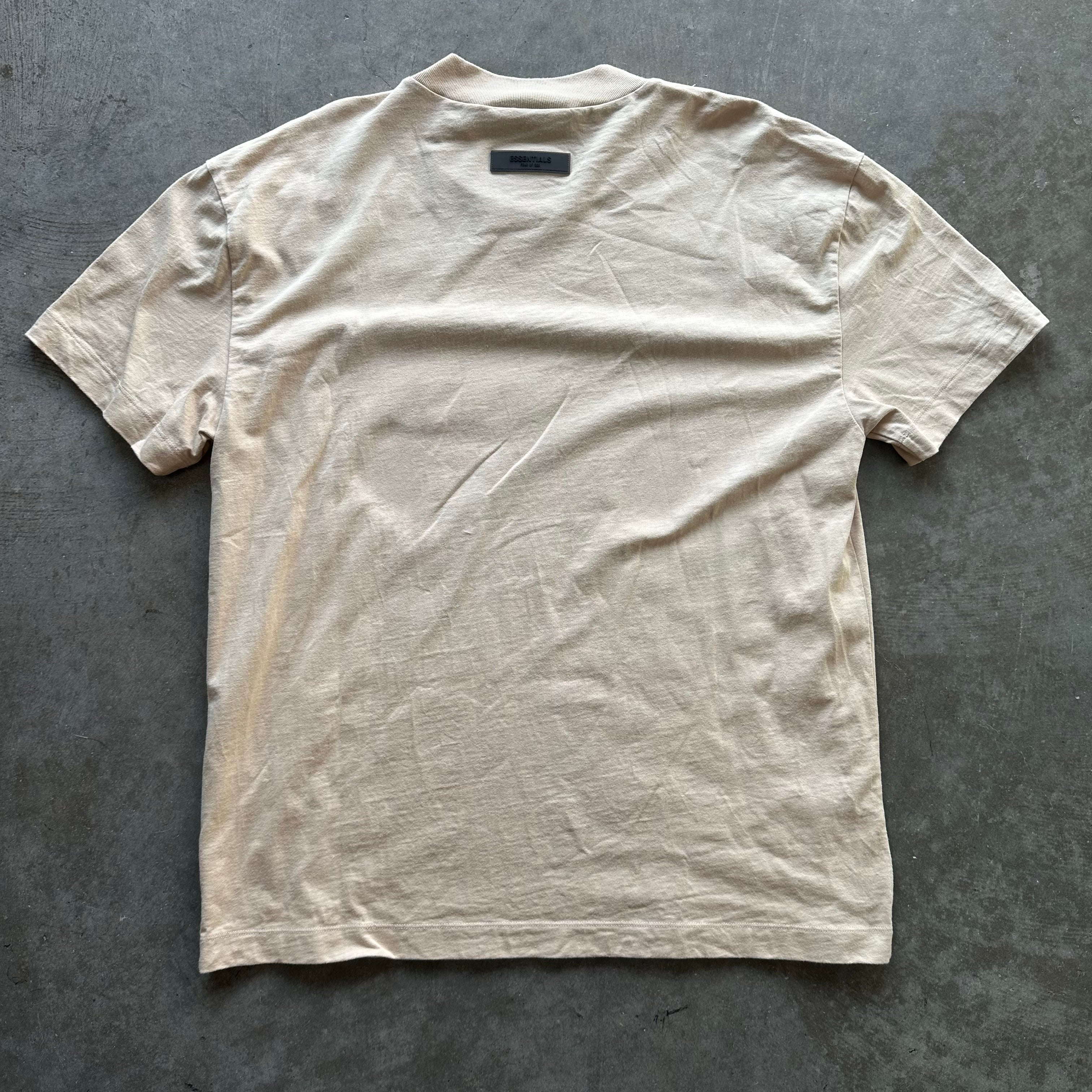 M Tan Fear of God Essentials Tee