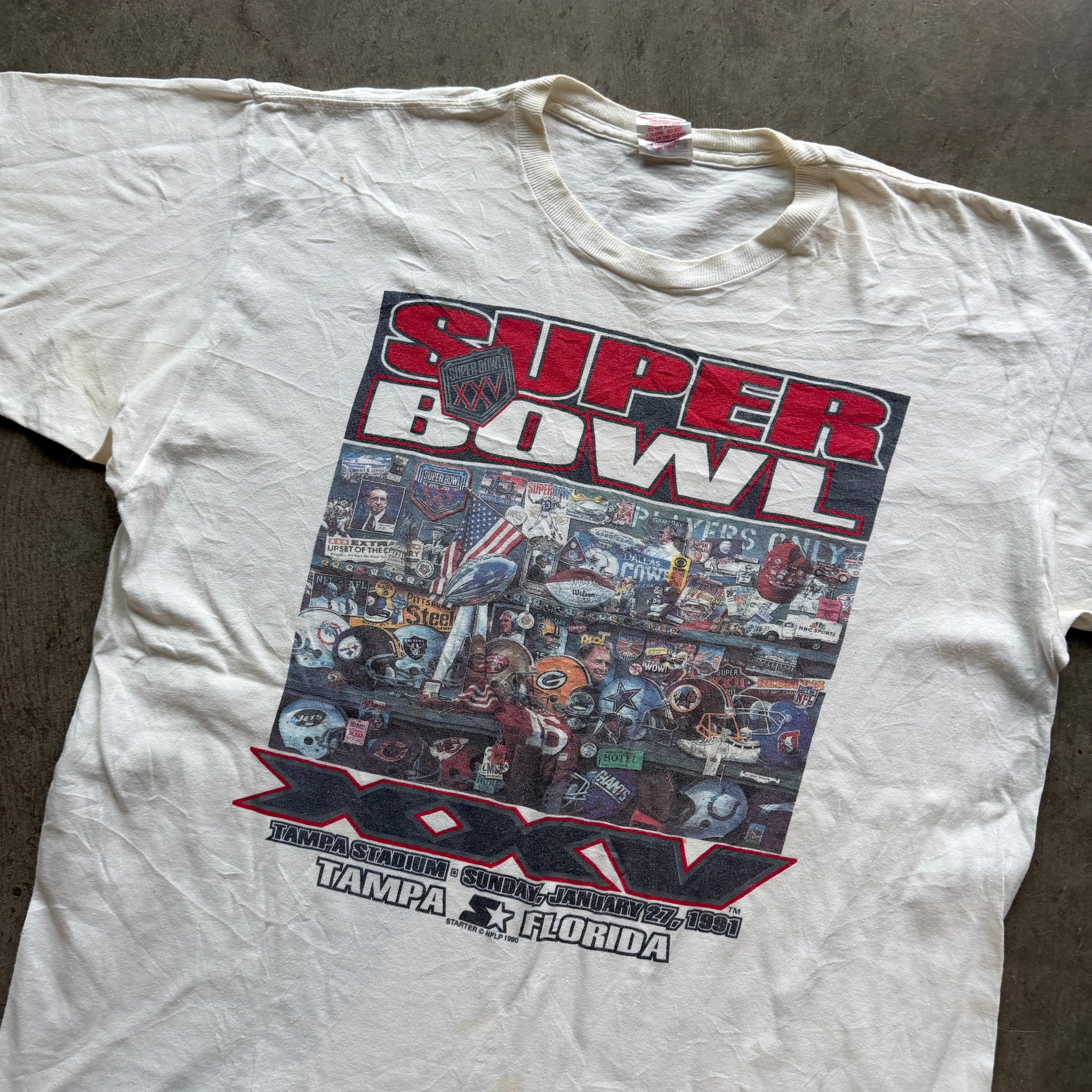 XL 90 Dallas Cowboys Super Bowl Tee