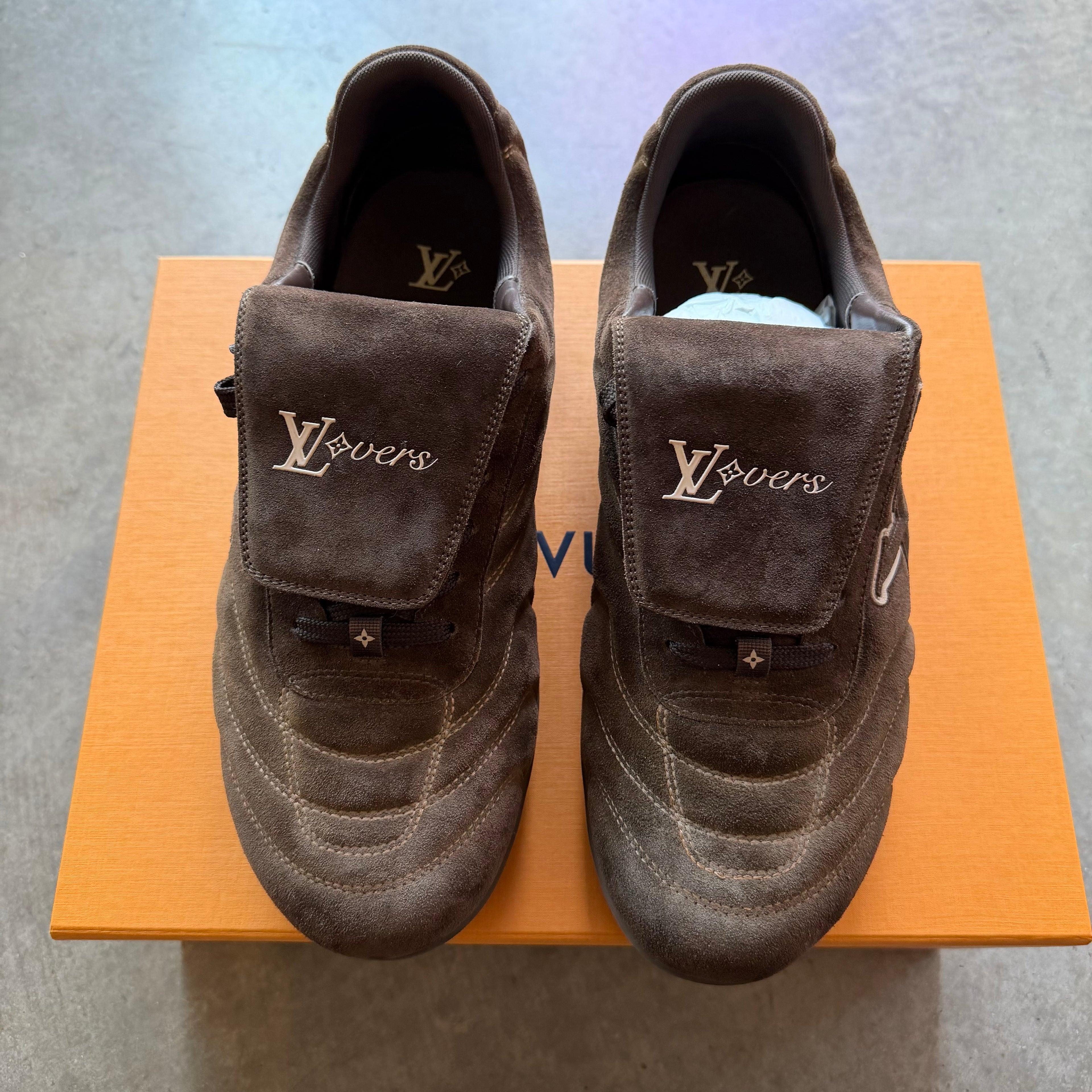11 Used Louis Vuitton Footprint Sneaker Brown