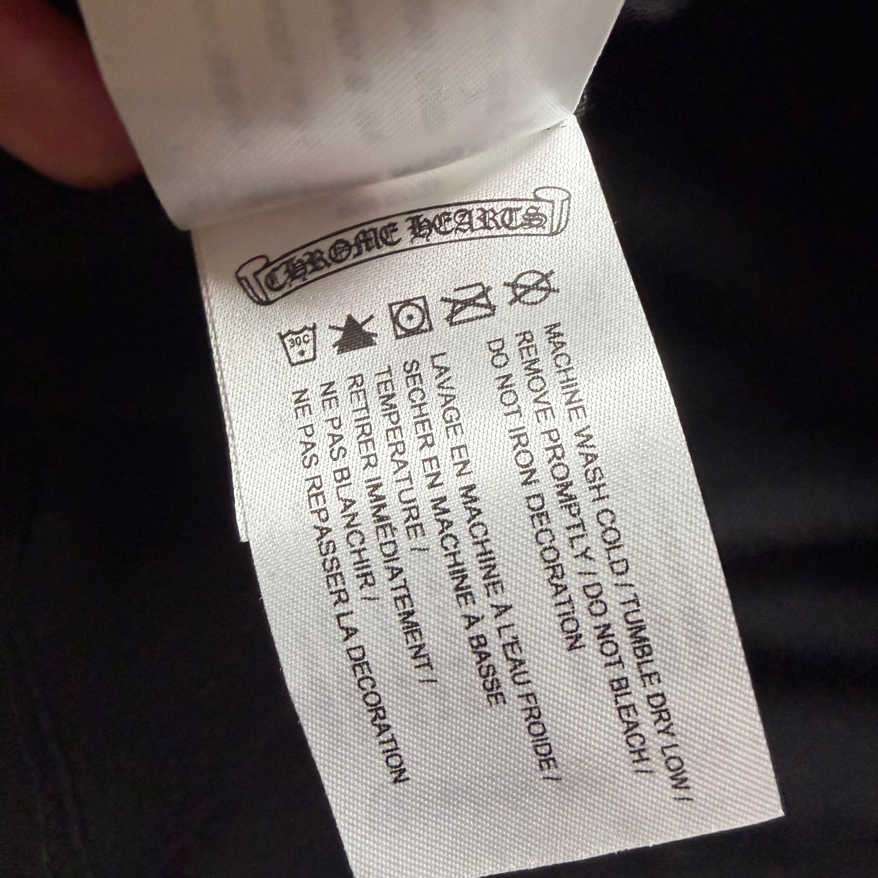 XXL Chrome Hearts Pink Neck Logo Longsleeve