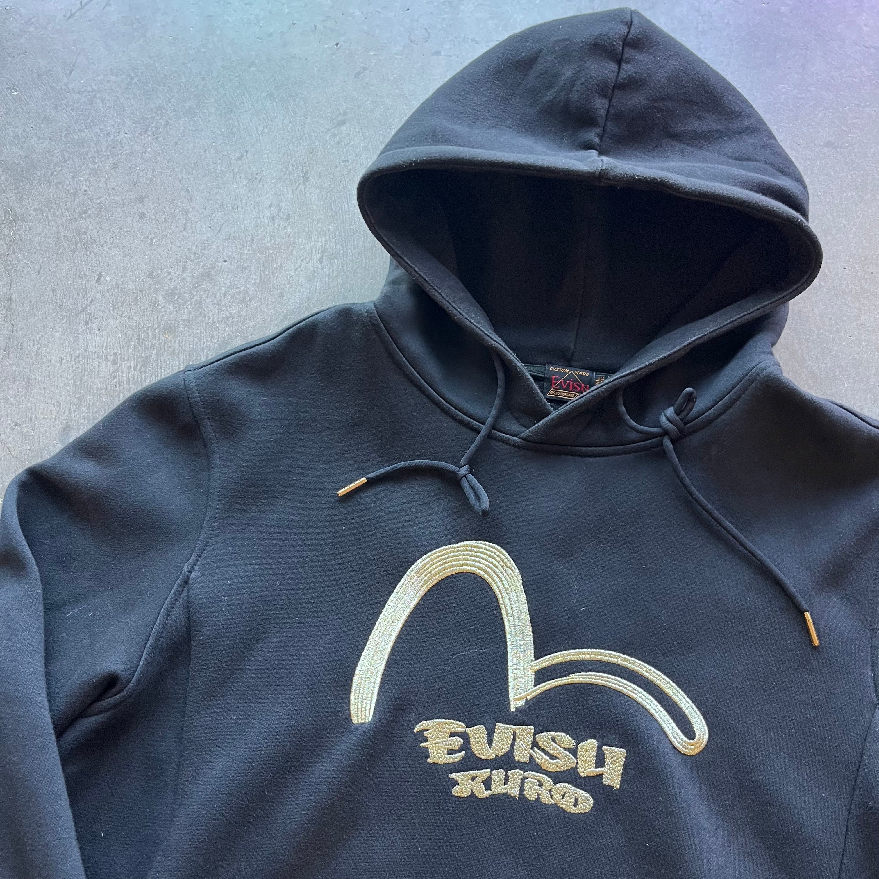 L Faded Evisu Kuro Hoodie