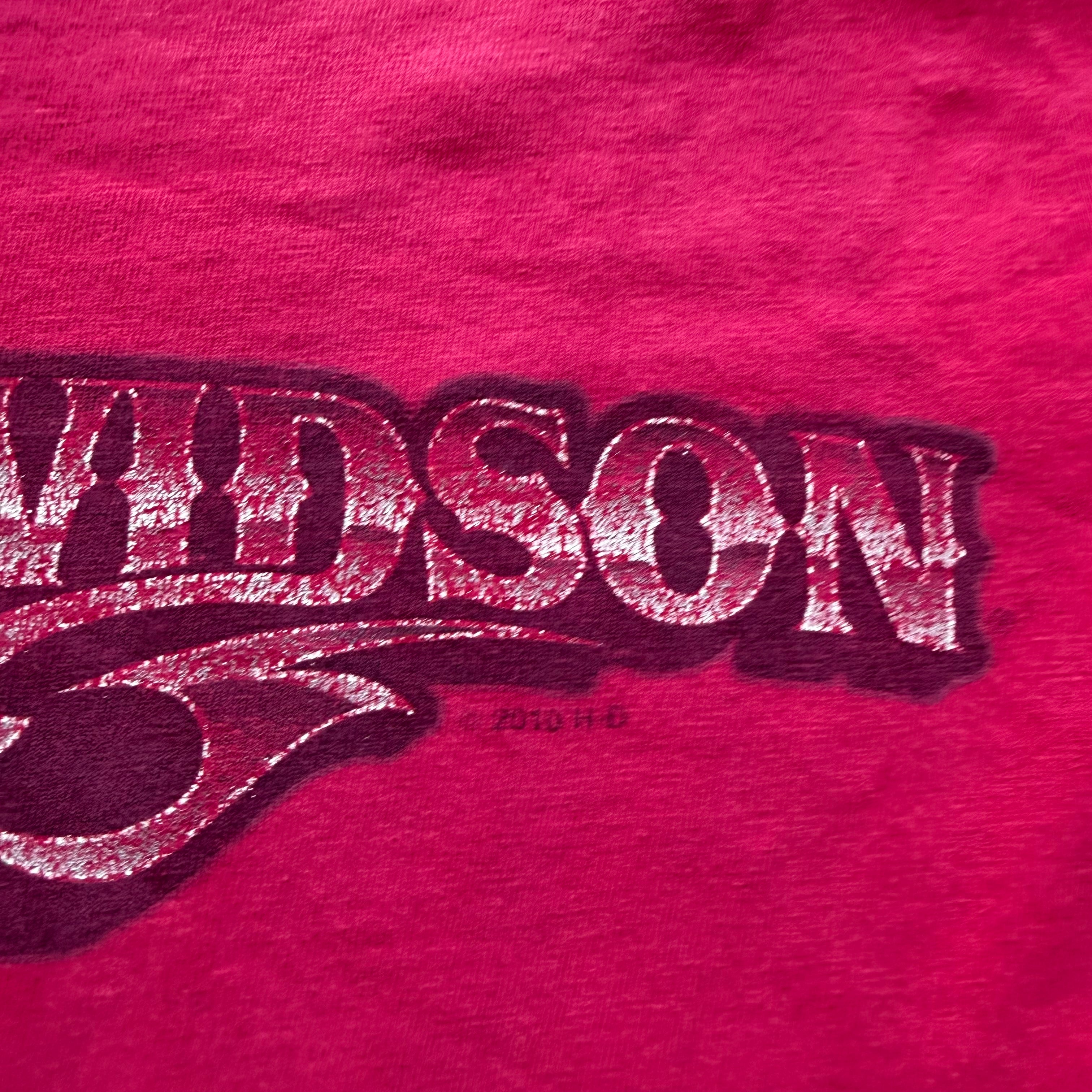 L 00s Pink Harley Tee