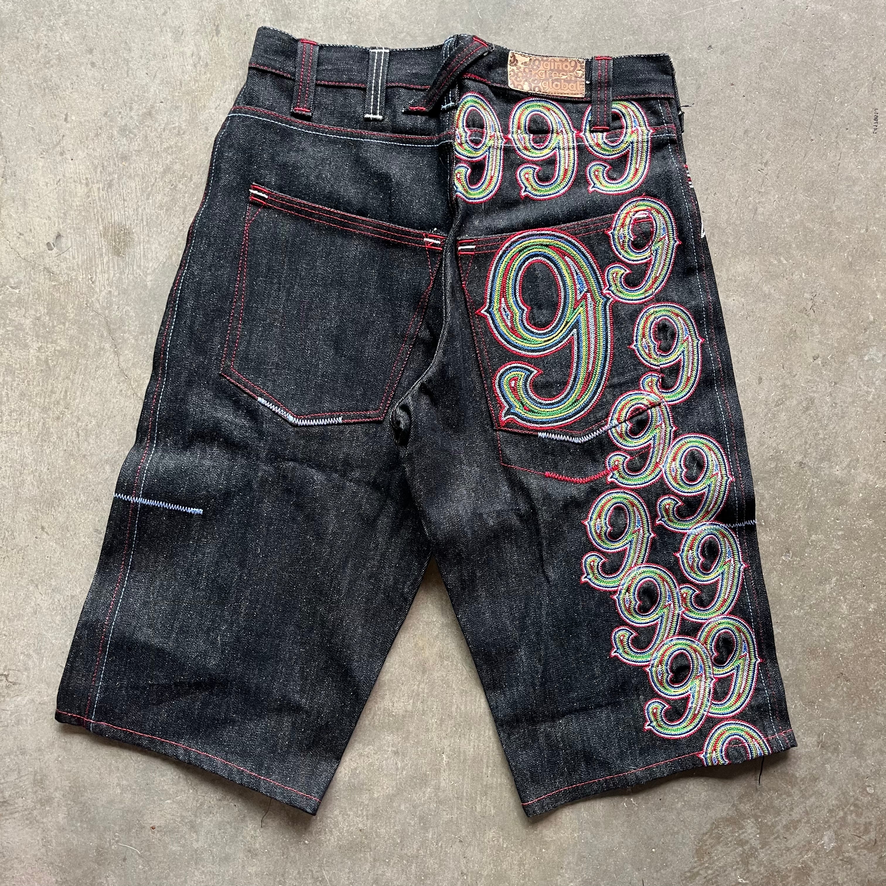 34w Gino Green Global Denim Shorts