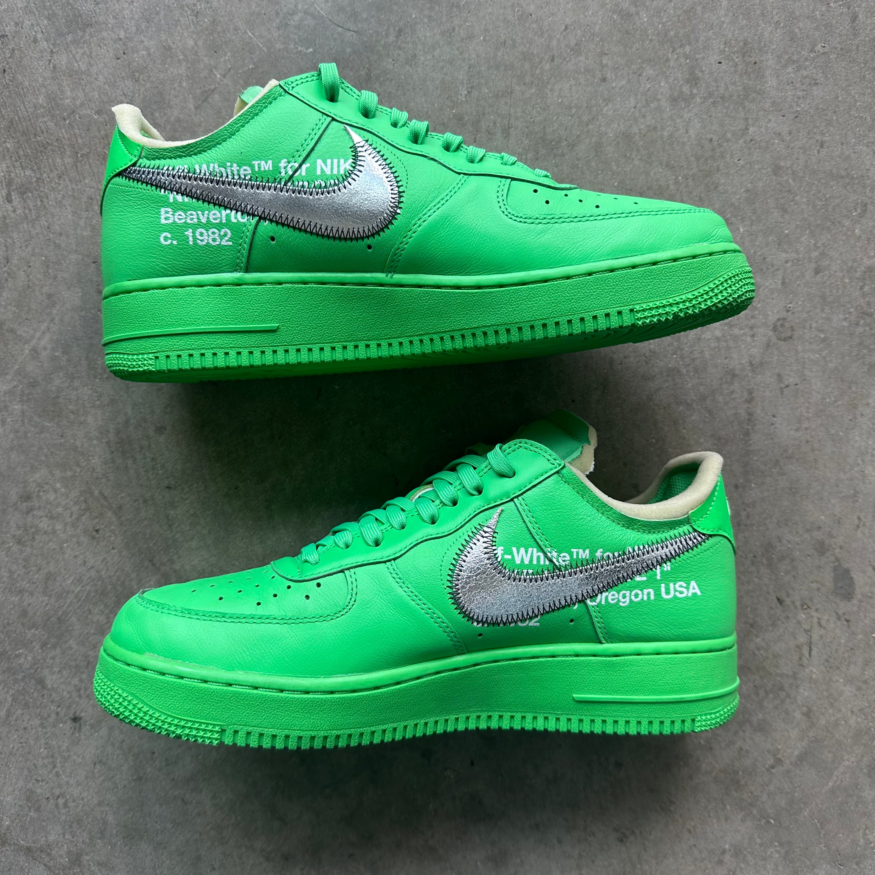 9.5 Used Off White Air Force 1 Brooklyn