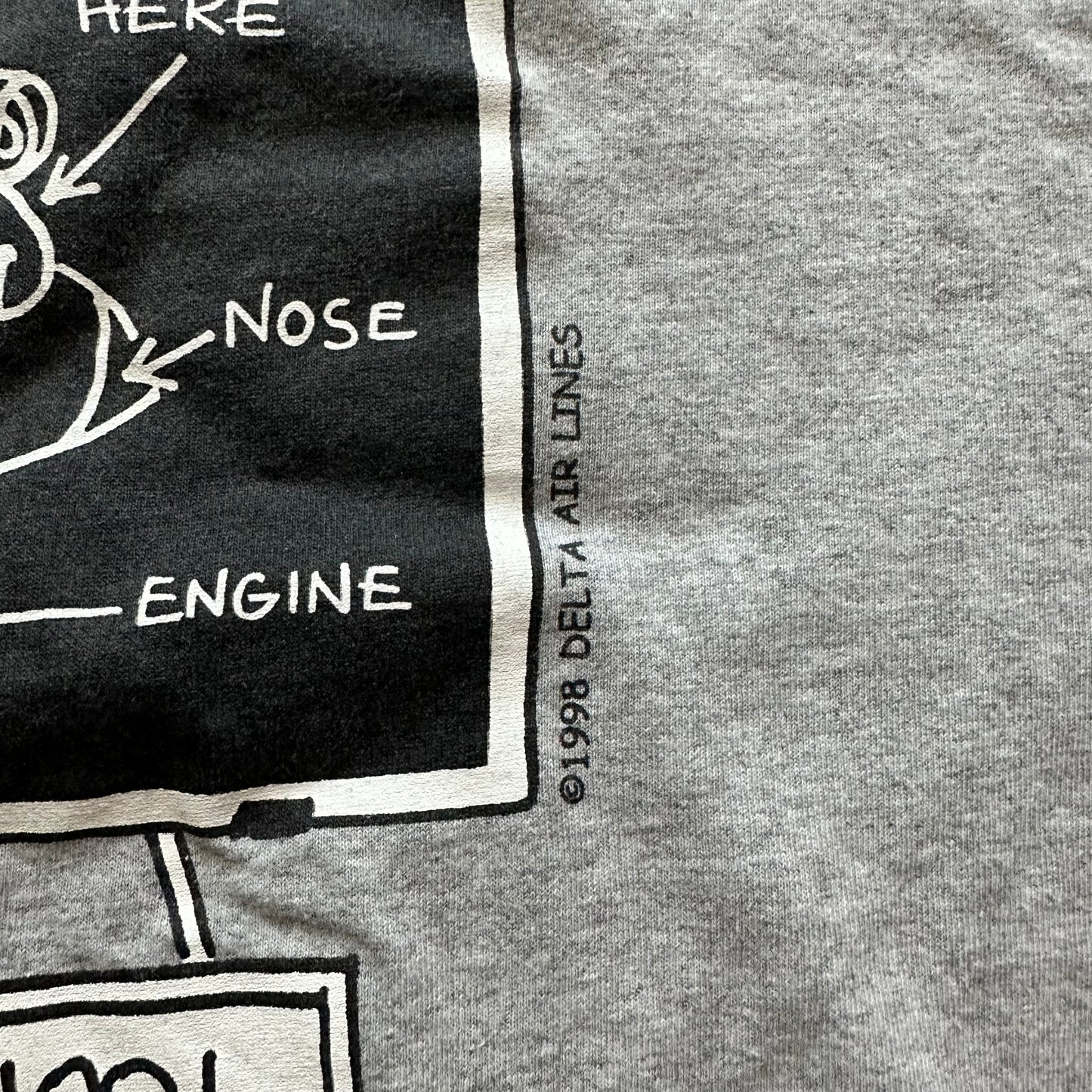XL 98 Delta Flight School Tee