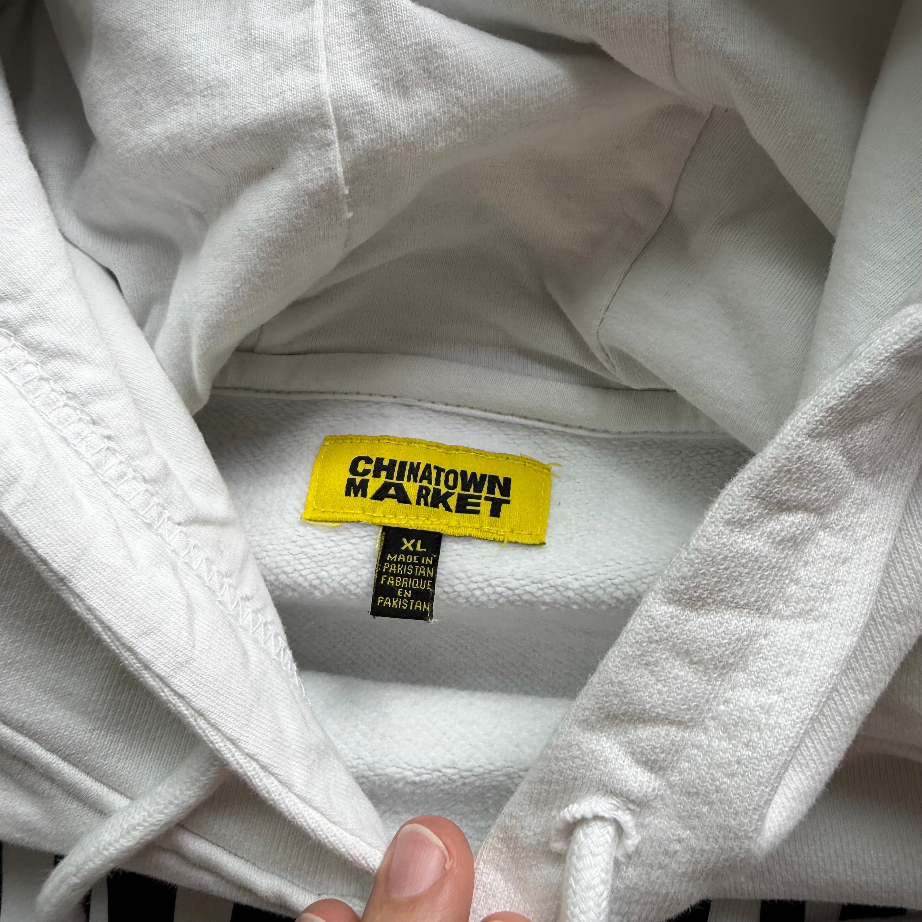 XL White Chinatown Market Hoodie