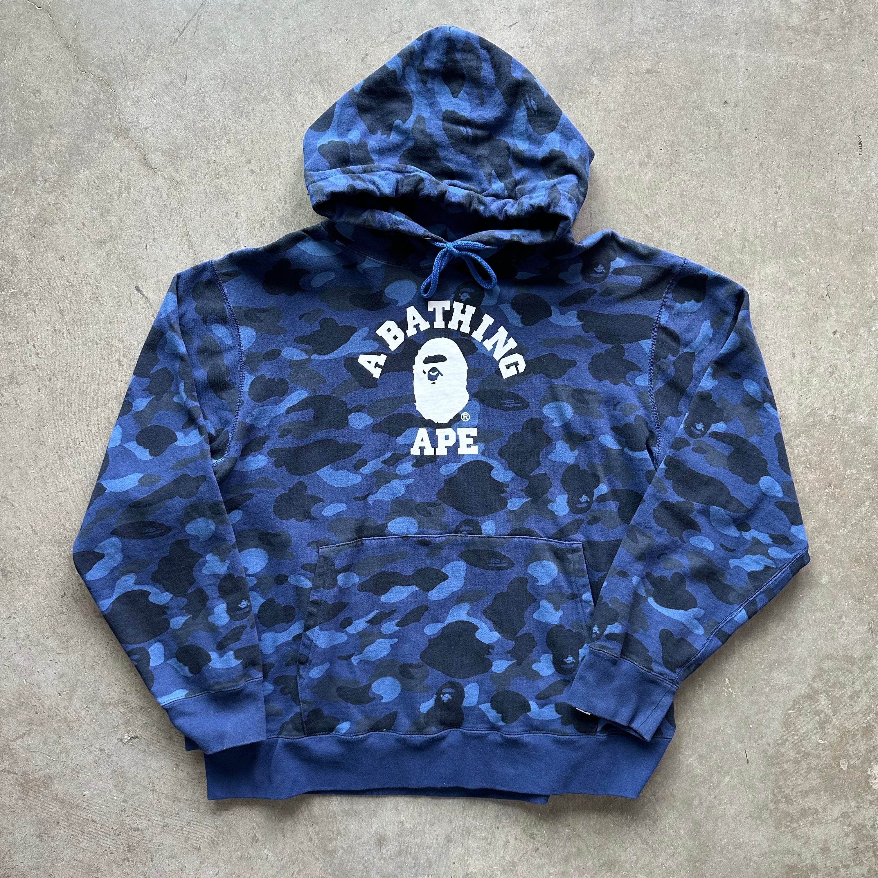 XXXL Blue Bape Hoodie