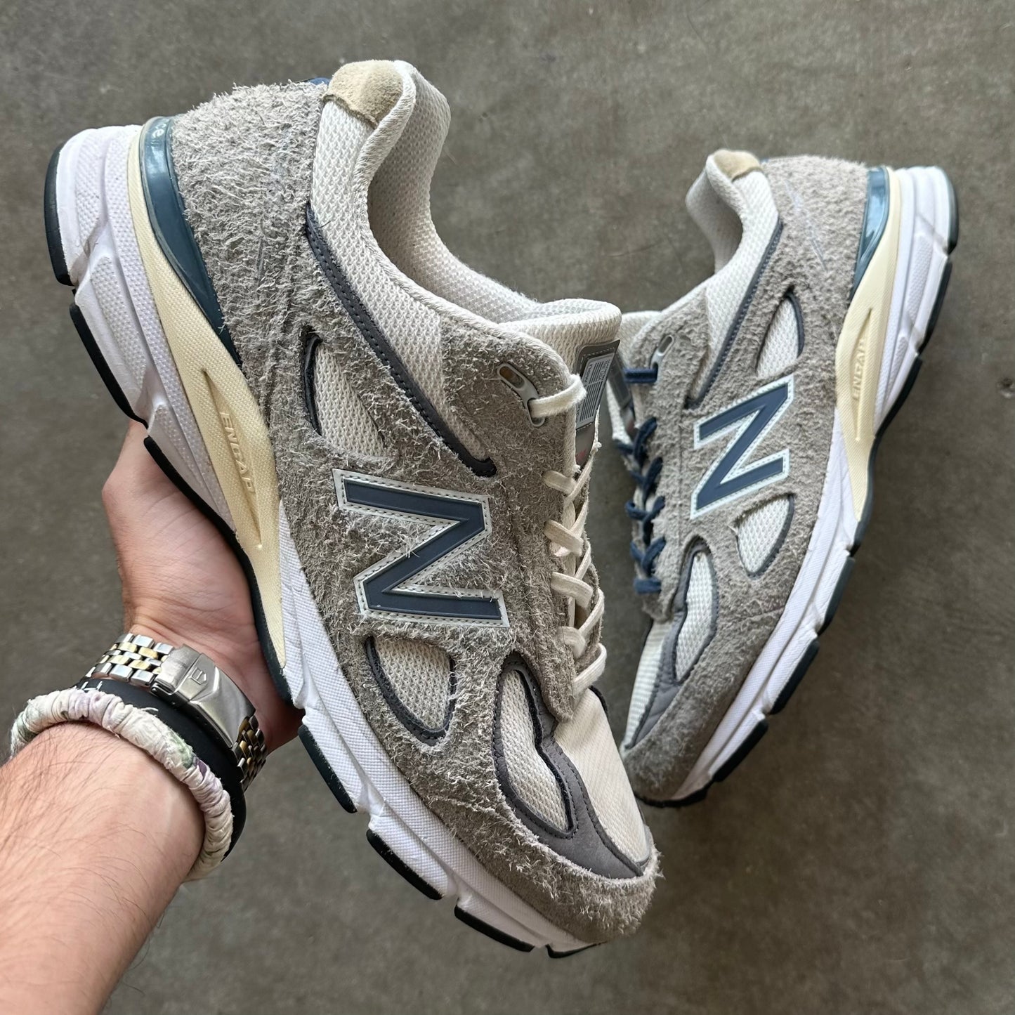 13 Used New Balance 990 V4 Grey Day