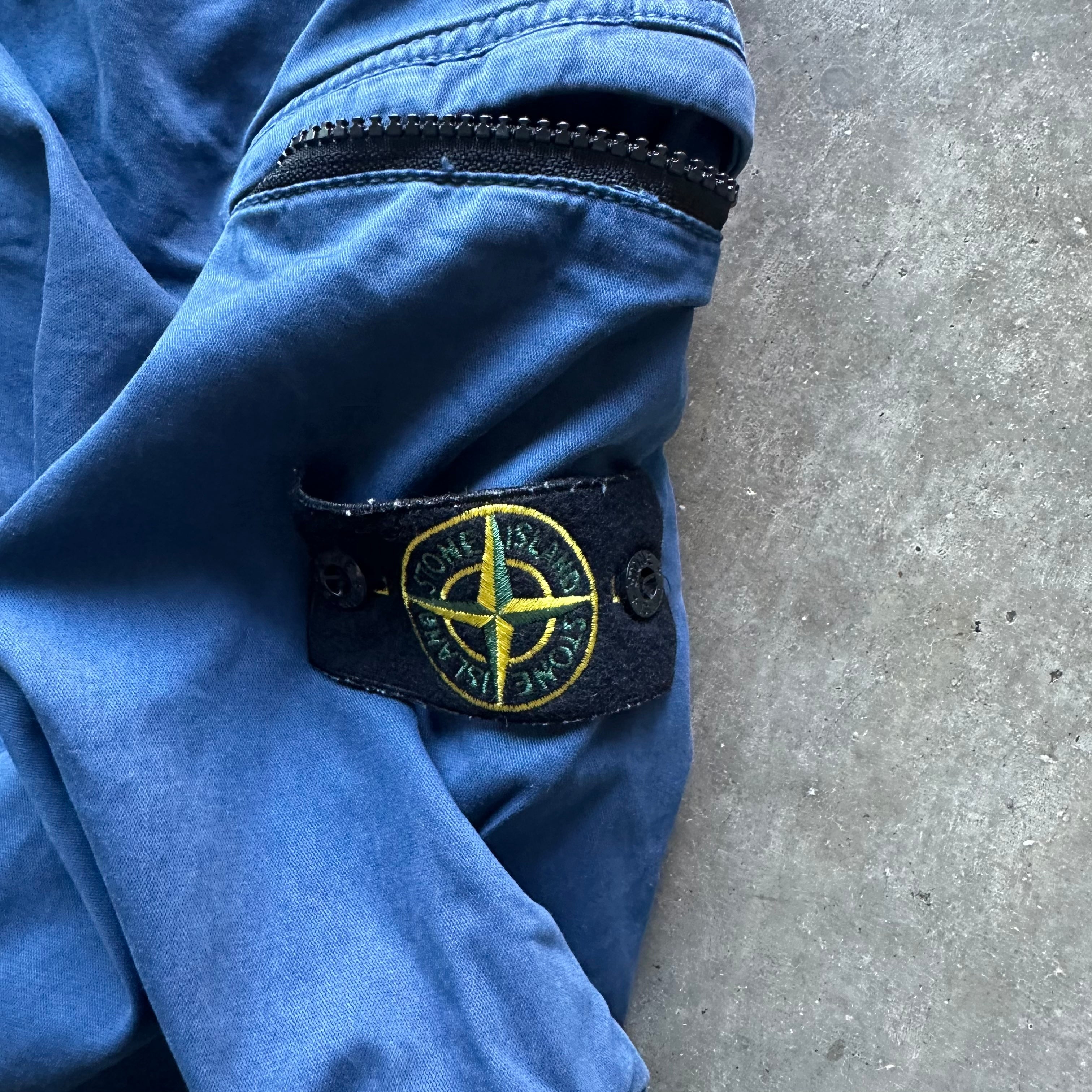 32w Navy Stone Island Cargo Pants