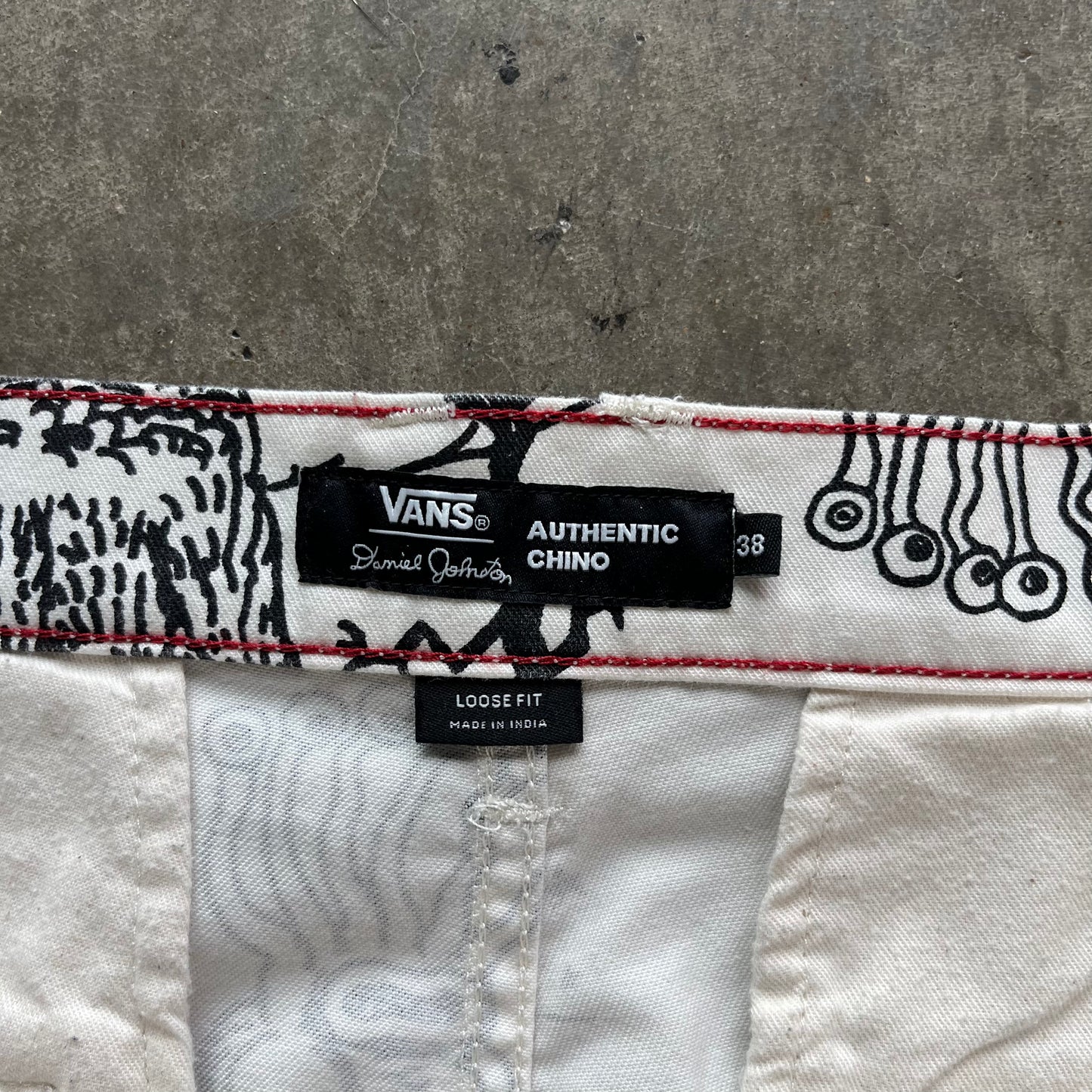 38w Vans x Daniel Johnston Chino Pants