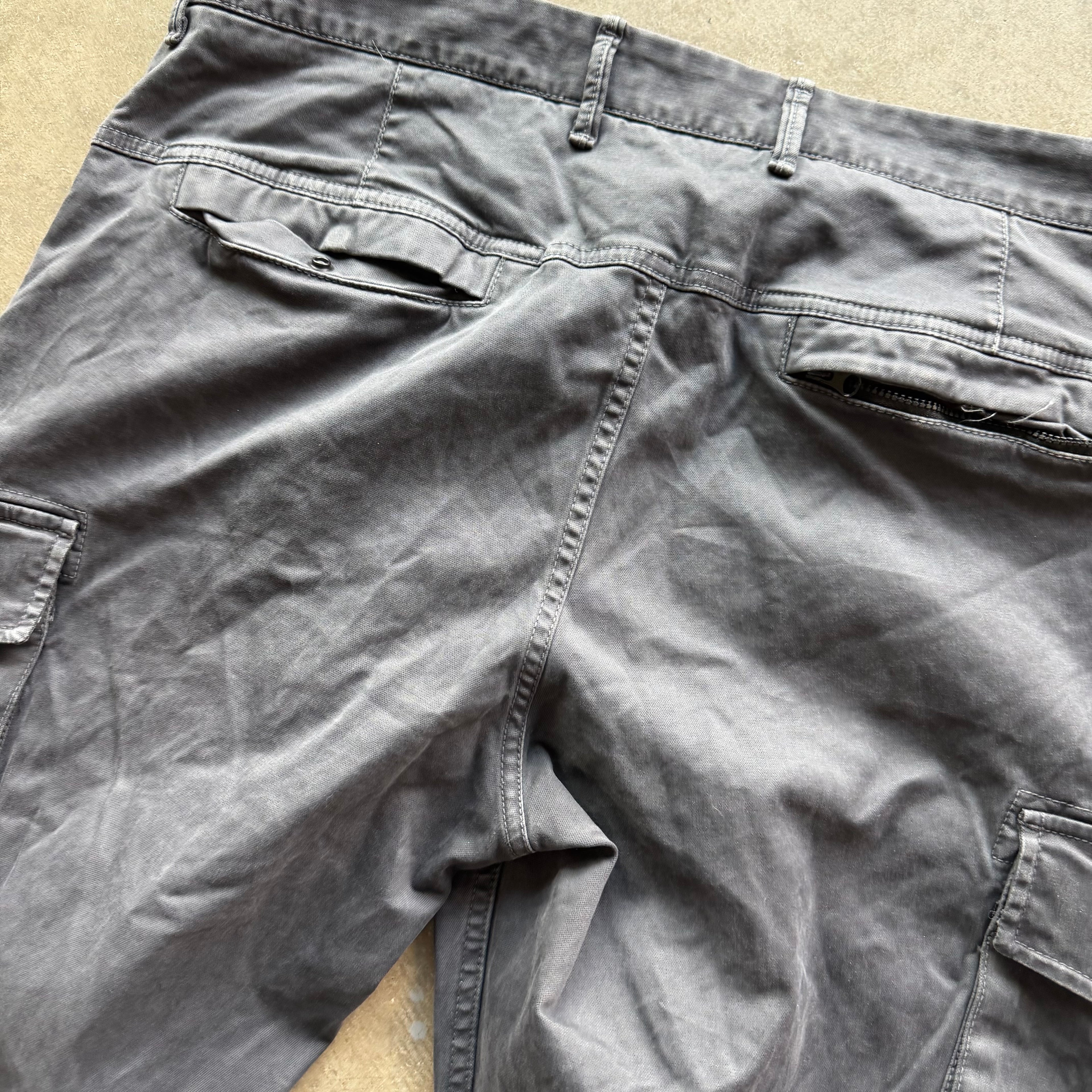 35x32 Stone Island Gray Cargo Pants