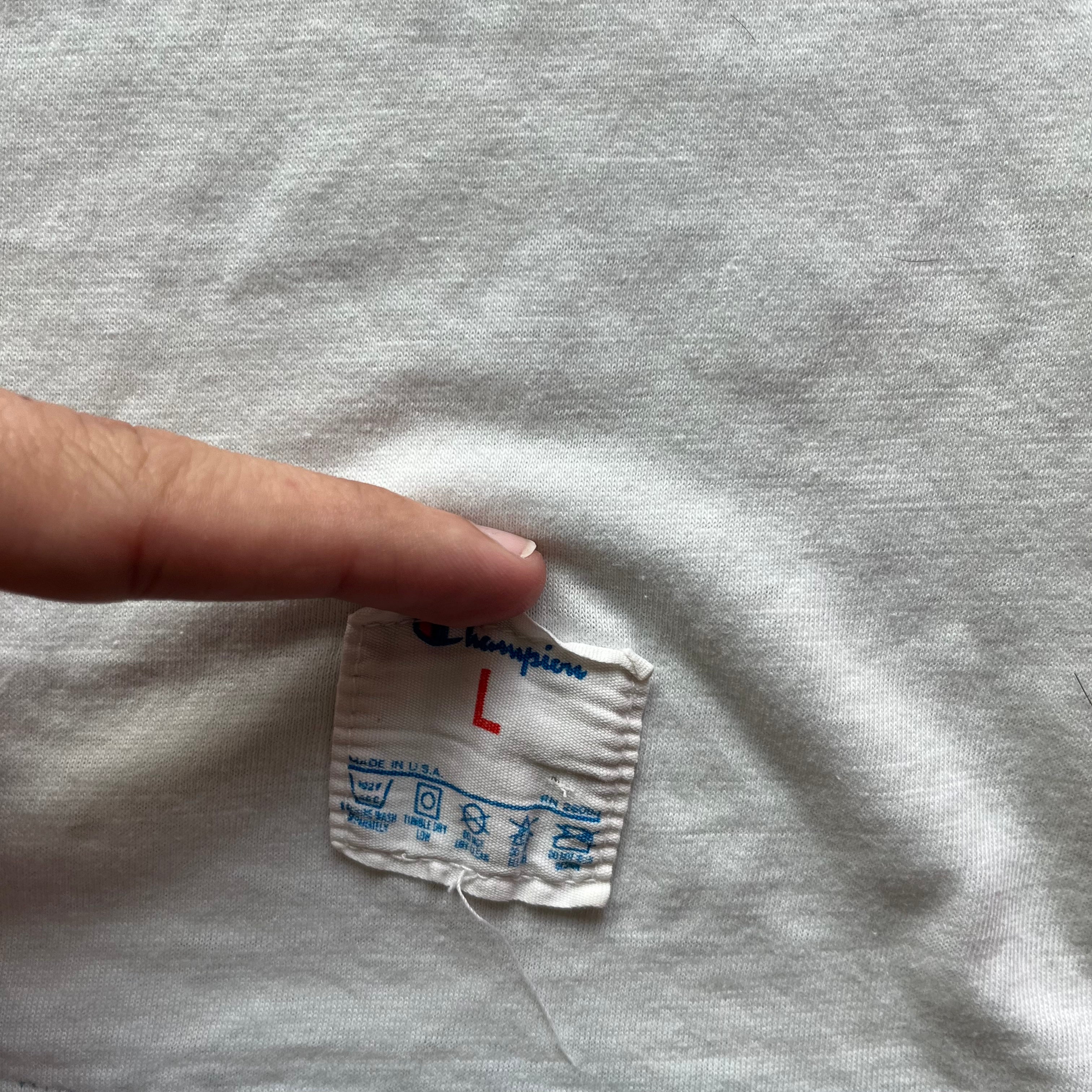 L 70s Champion North Carolina Longsleeve