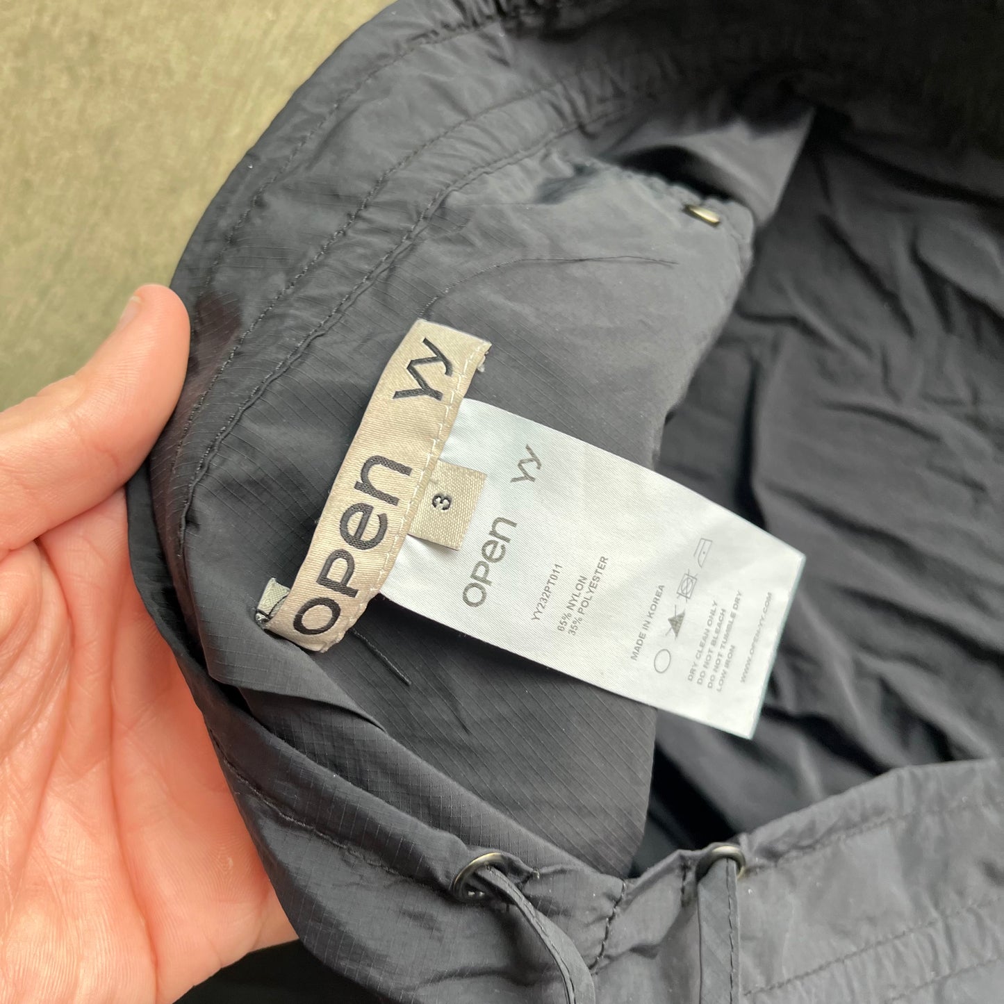 Size 3 Open YY Track Pants