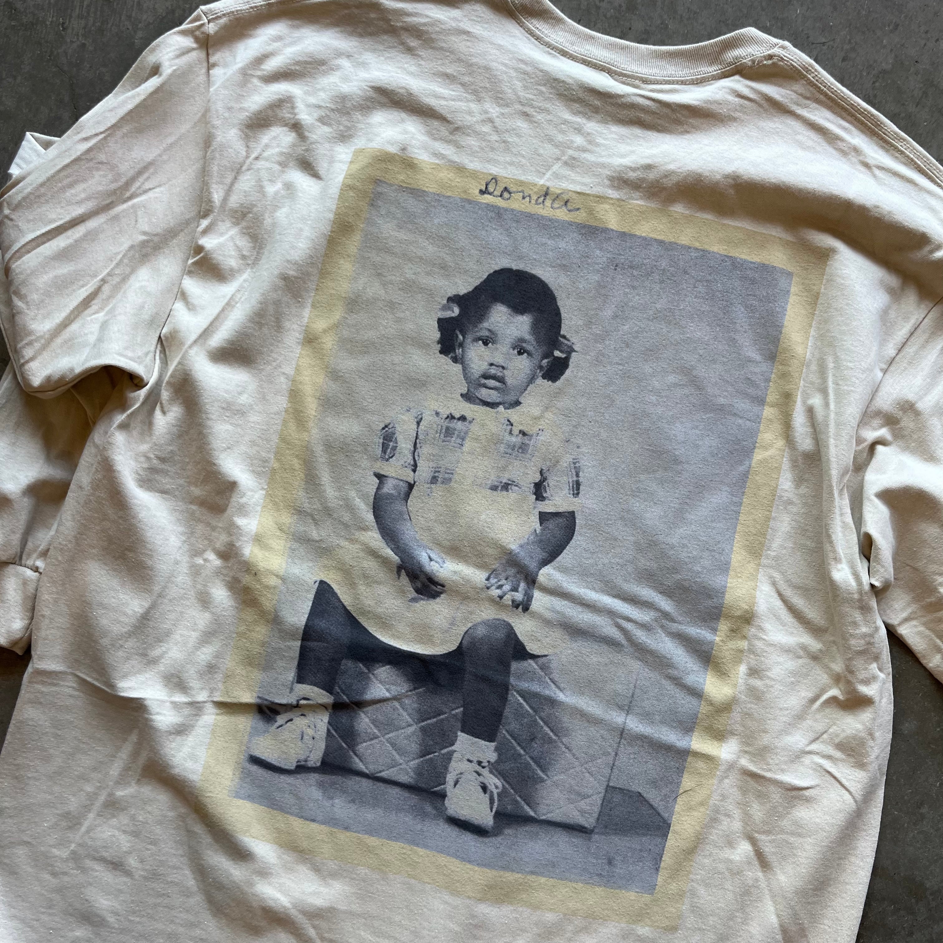 XL Ye Donda Mercedes Light Bone Tee