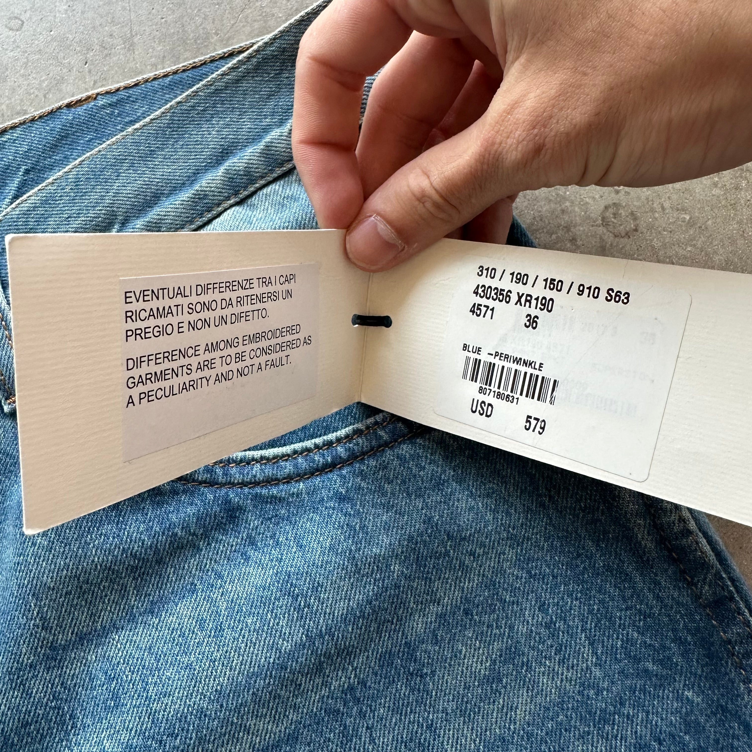 36x30 Gucci Snake Jeans DS