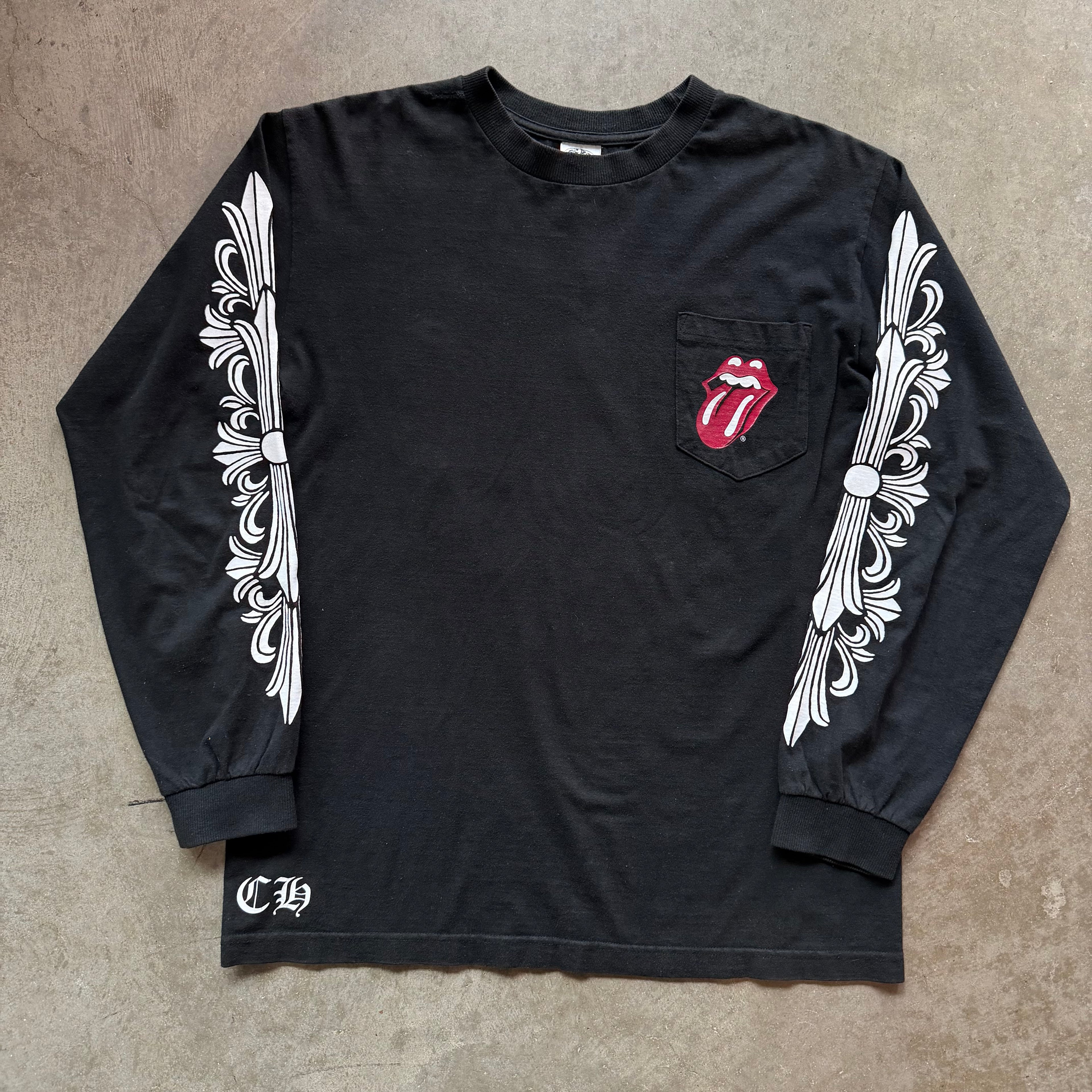 L Vintage Chrome Hearts Rolling Stones Longsleeve
