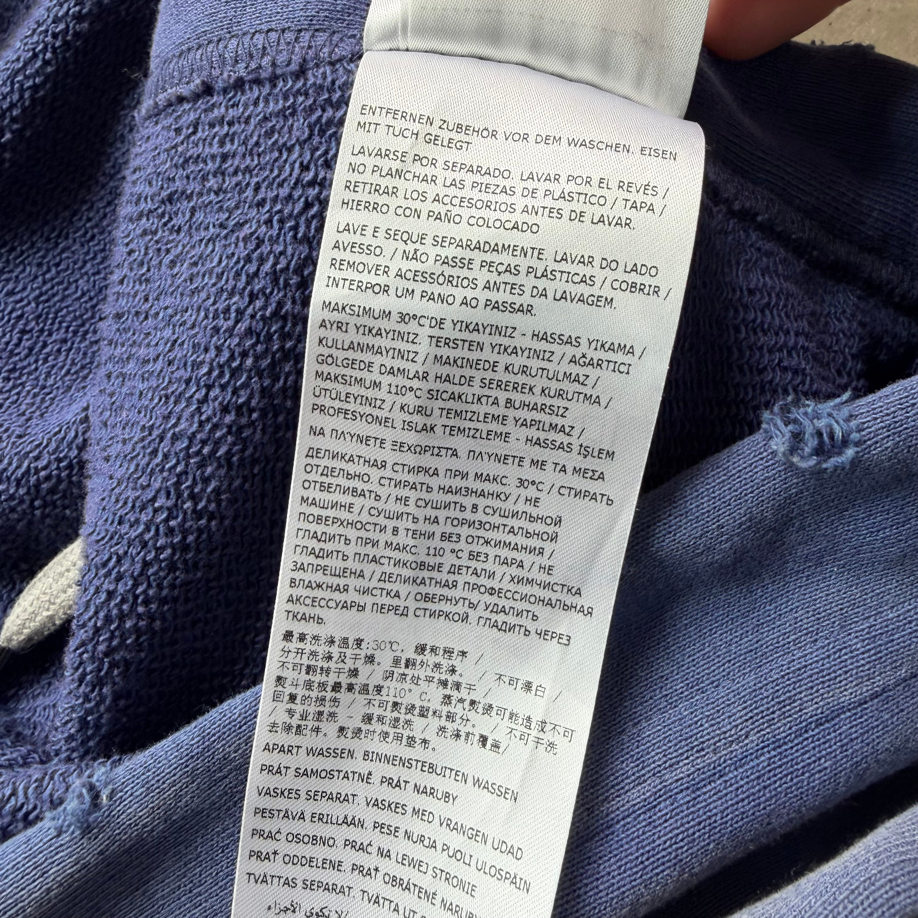 XL Maison Margiela Faded Blue Sweatpants