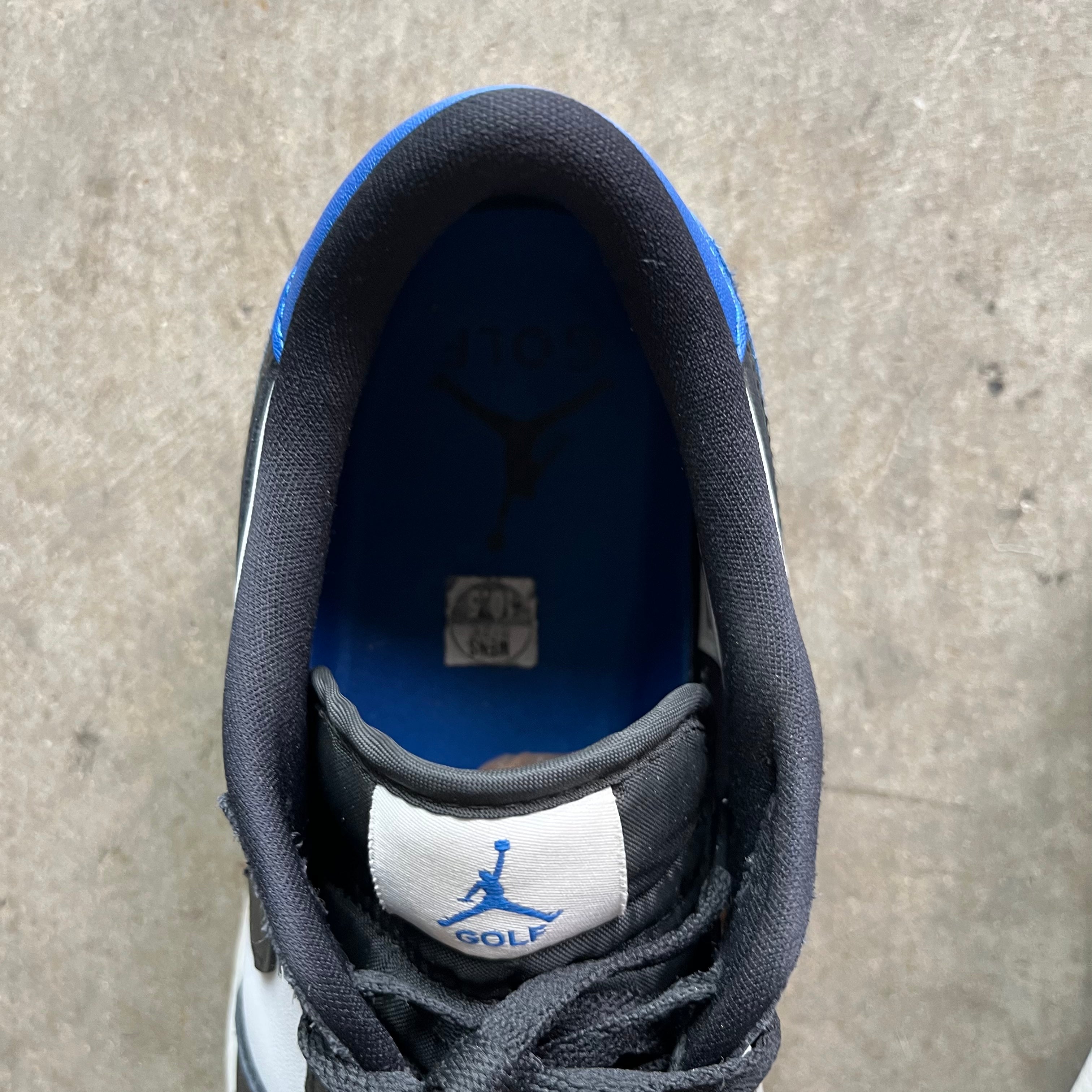 10.5 Used Jordan 1 Golf Royal Toe