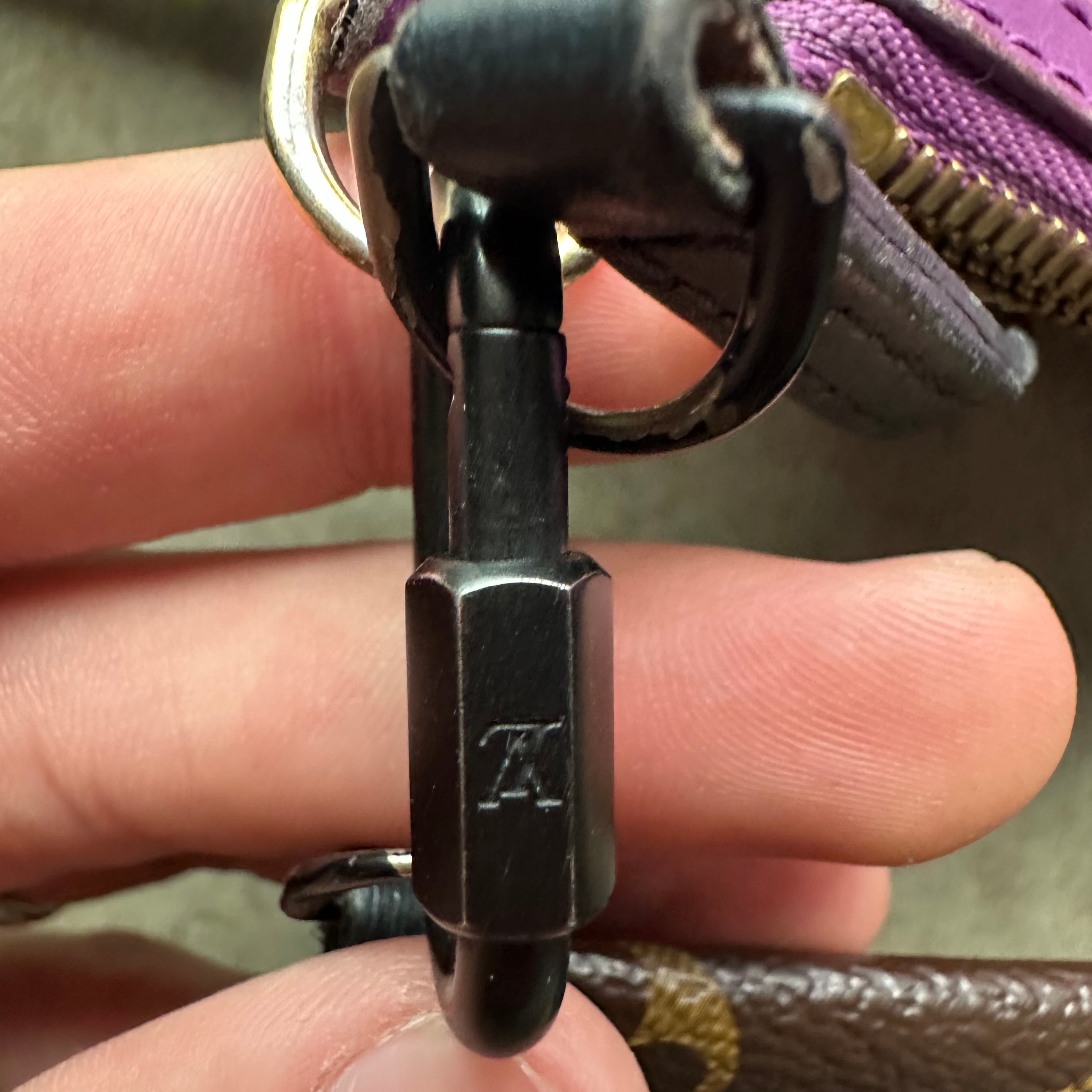 LV Monogram Double Flat Messenger Bag