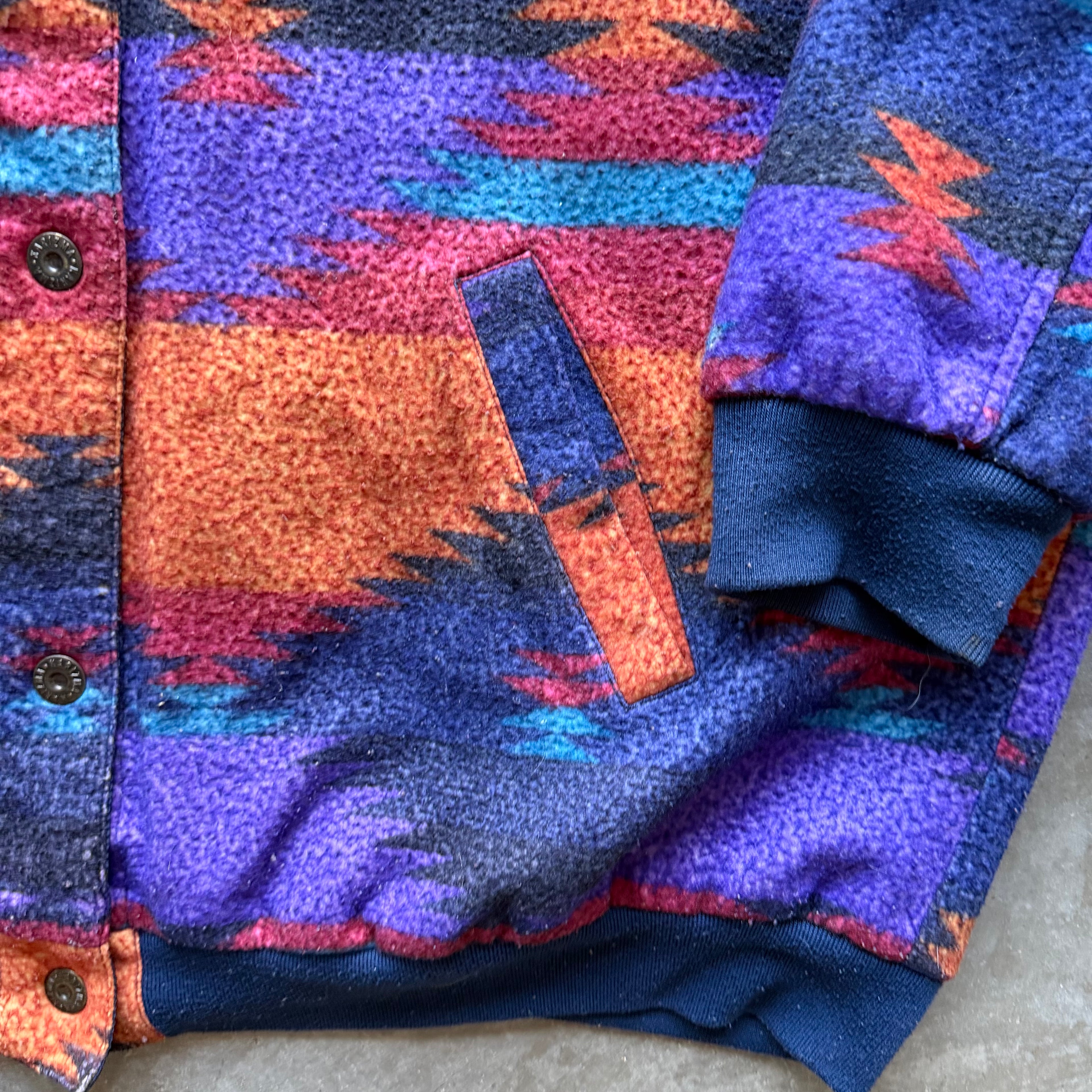 XL 90s Reversible Aztech Jacket