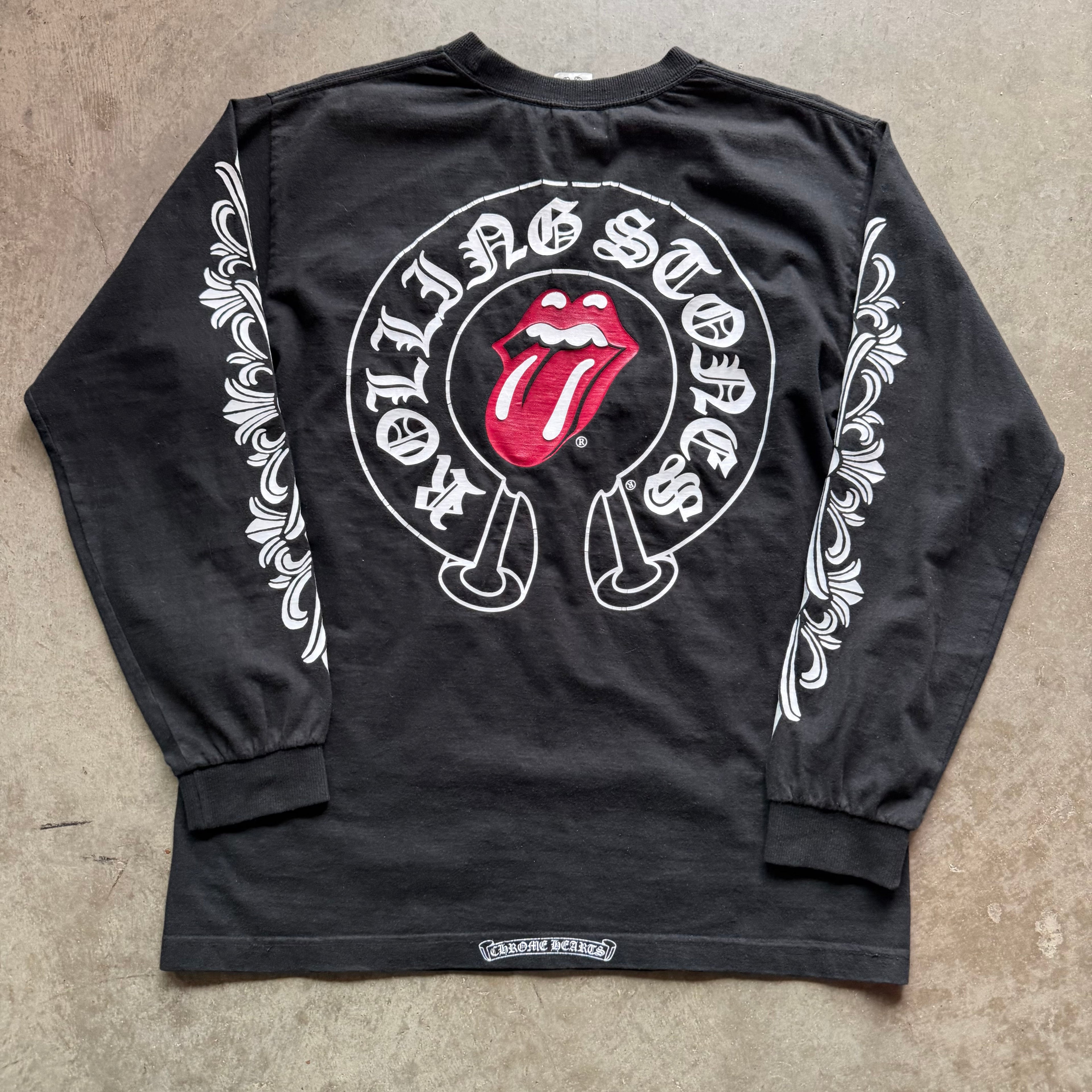 L Vintage Chrome Hearts Rolling Stones Longsleeve