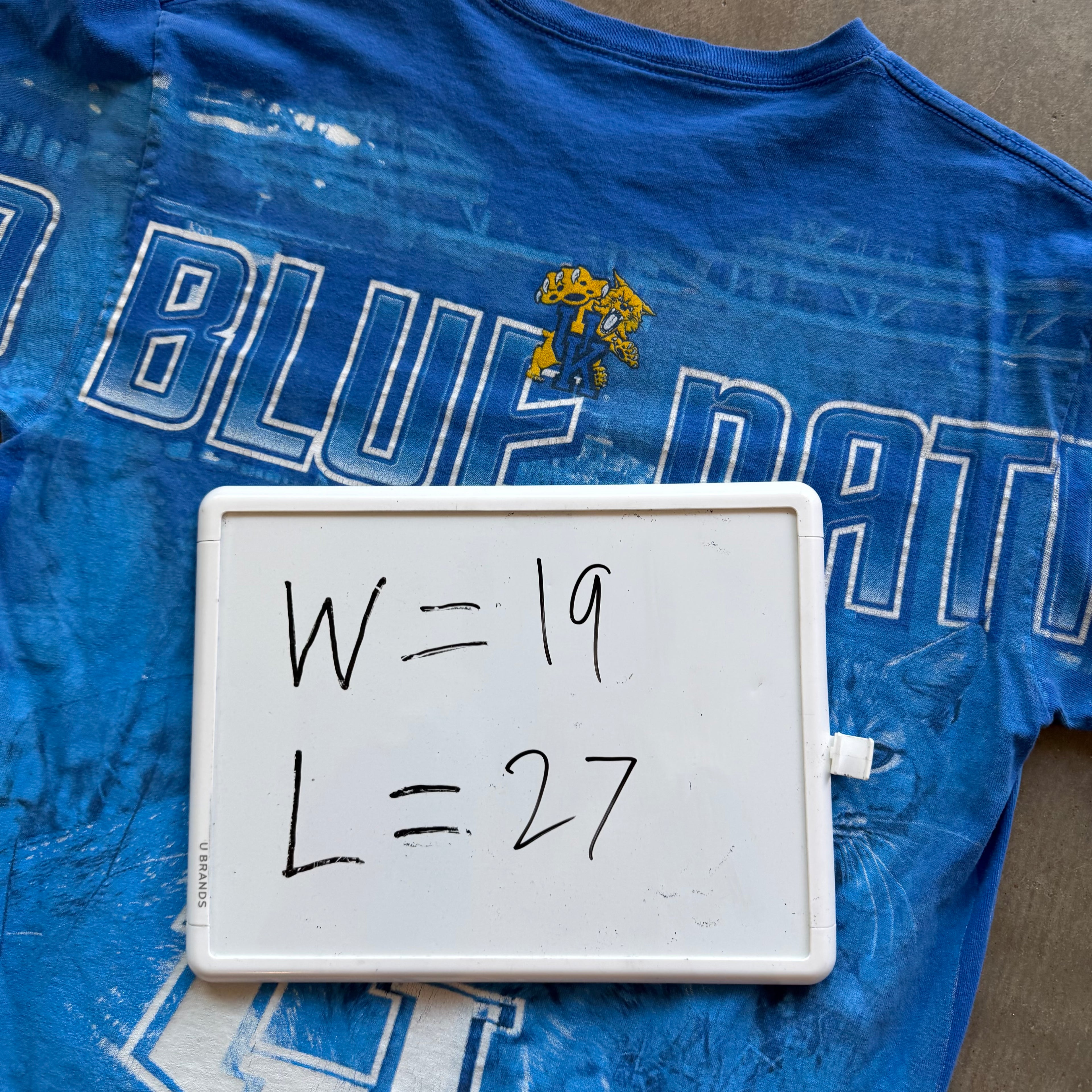 L 00s AOP Kentucky Basketball Tee