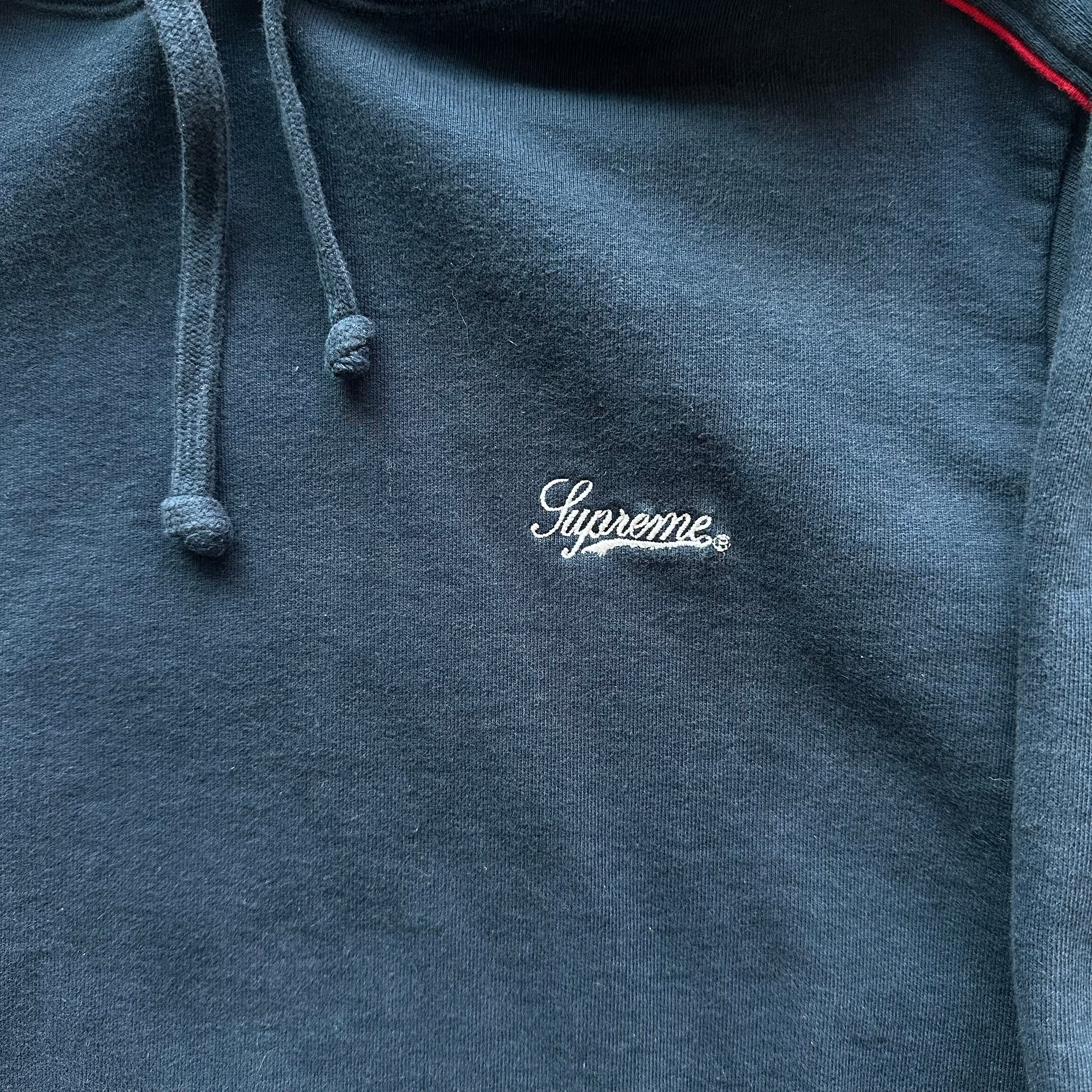 S Supreme Navy Hoodie