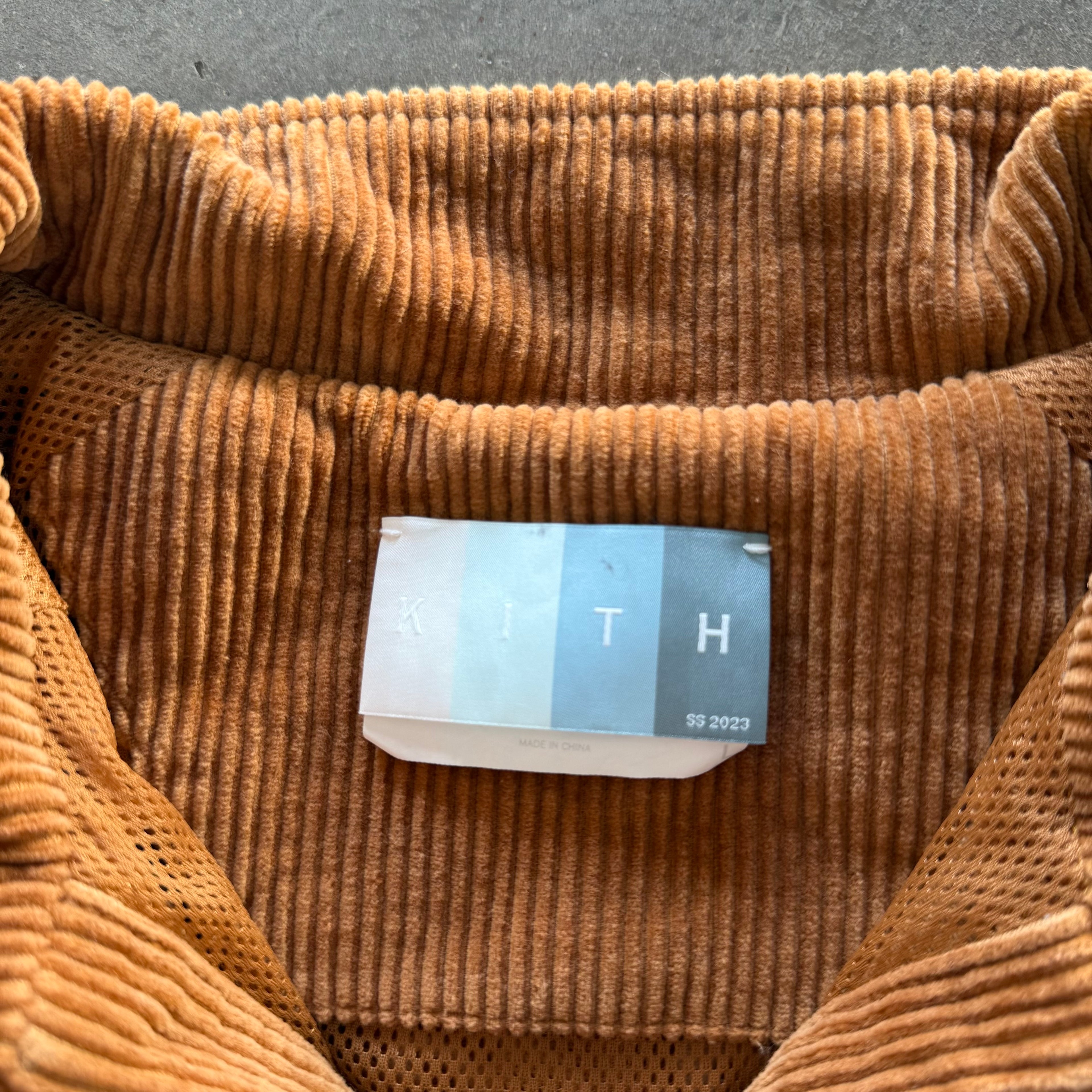 L Kith Linden Retro Quarterzip Carmelite
