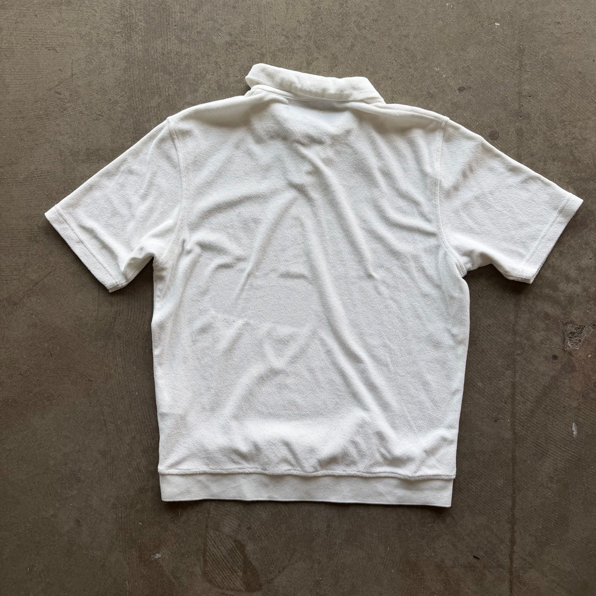 M Kith Terry Cloth Polo White
