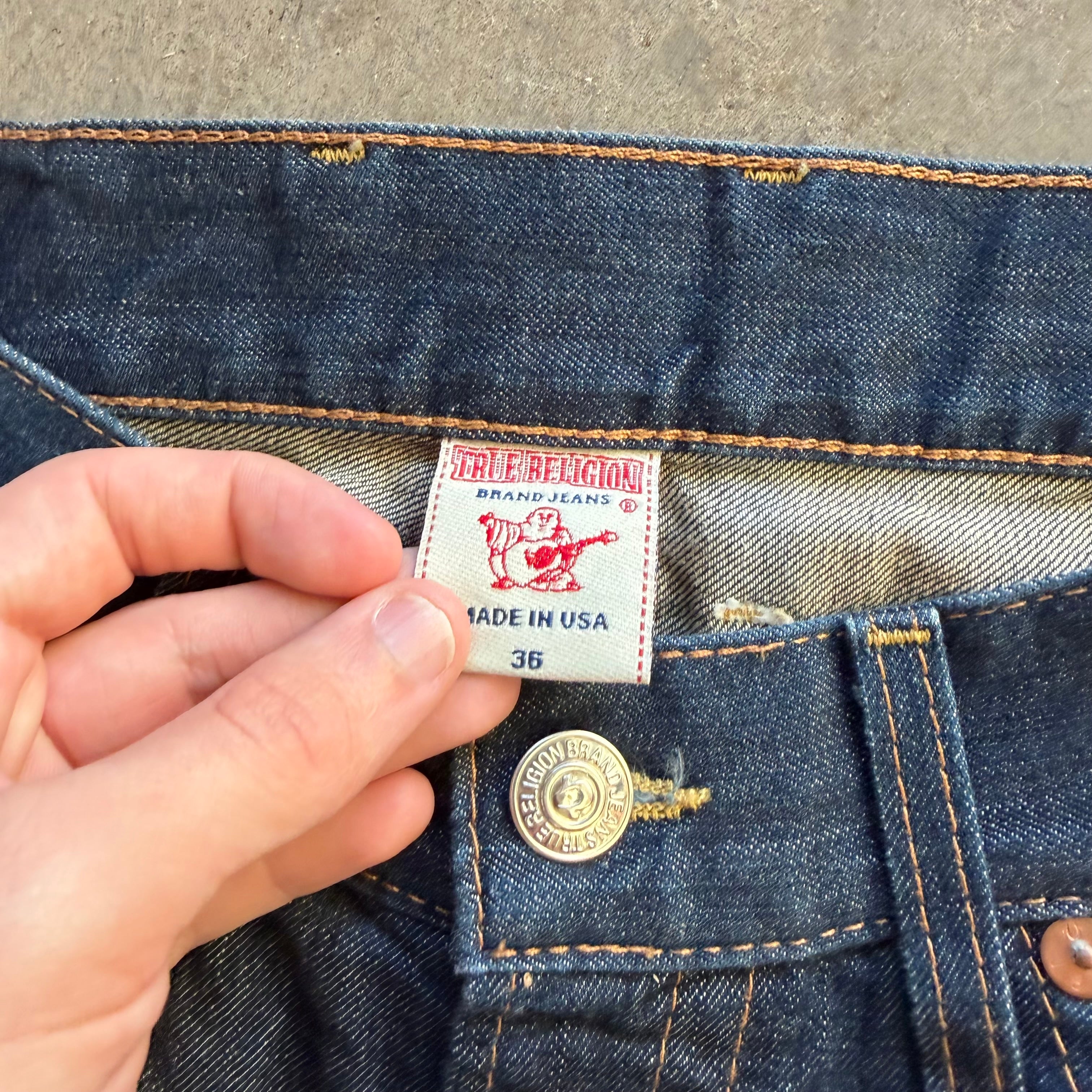 38x34 Dark Wash True Religion Jeans