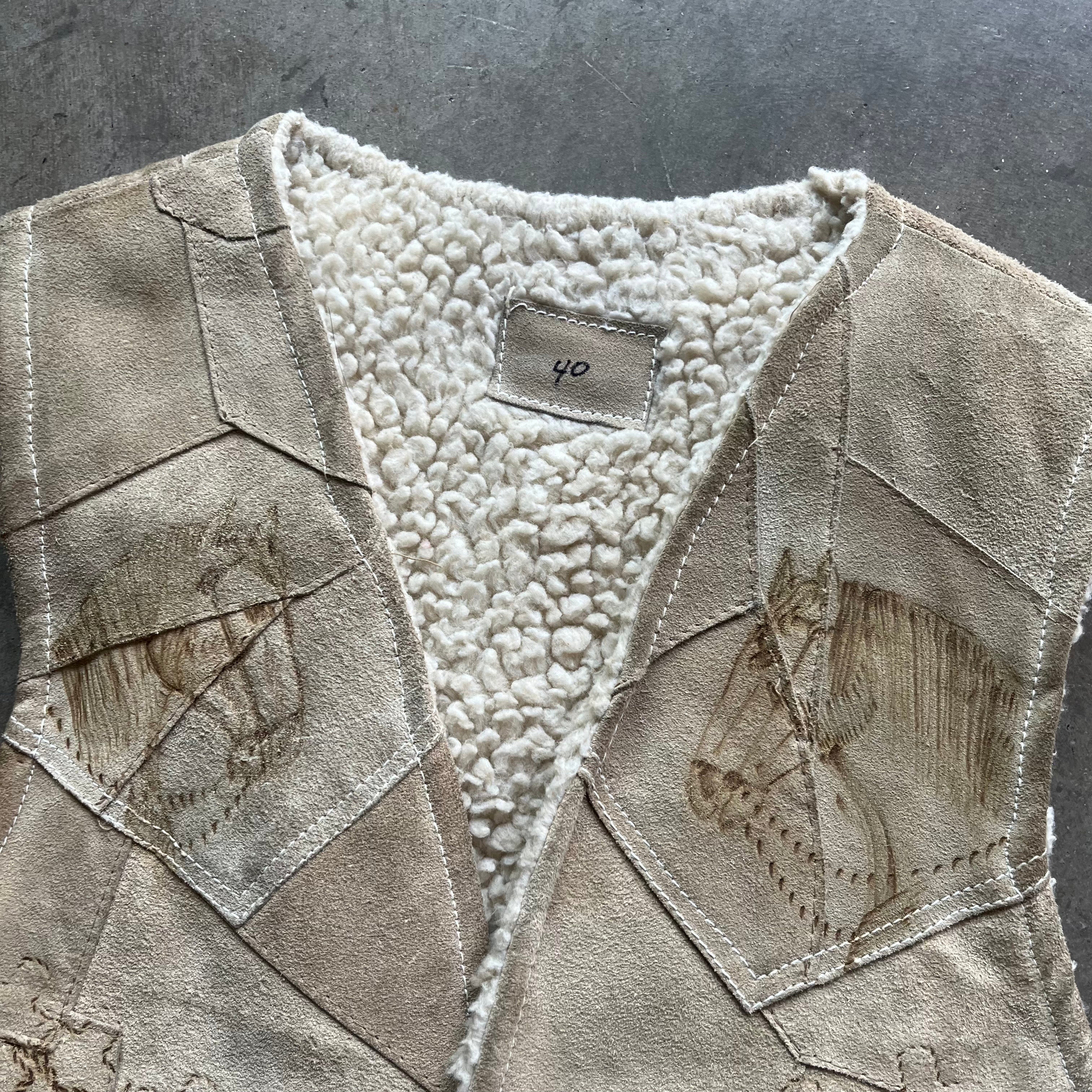 L 80s Horse Vest