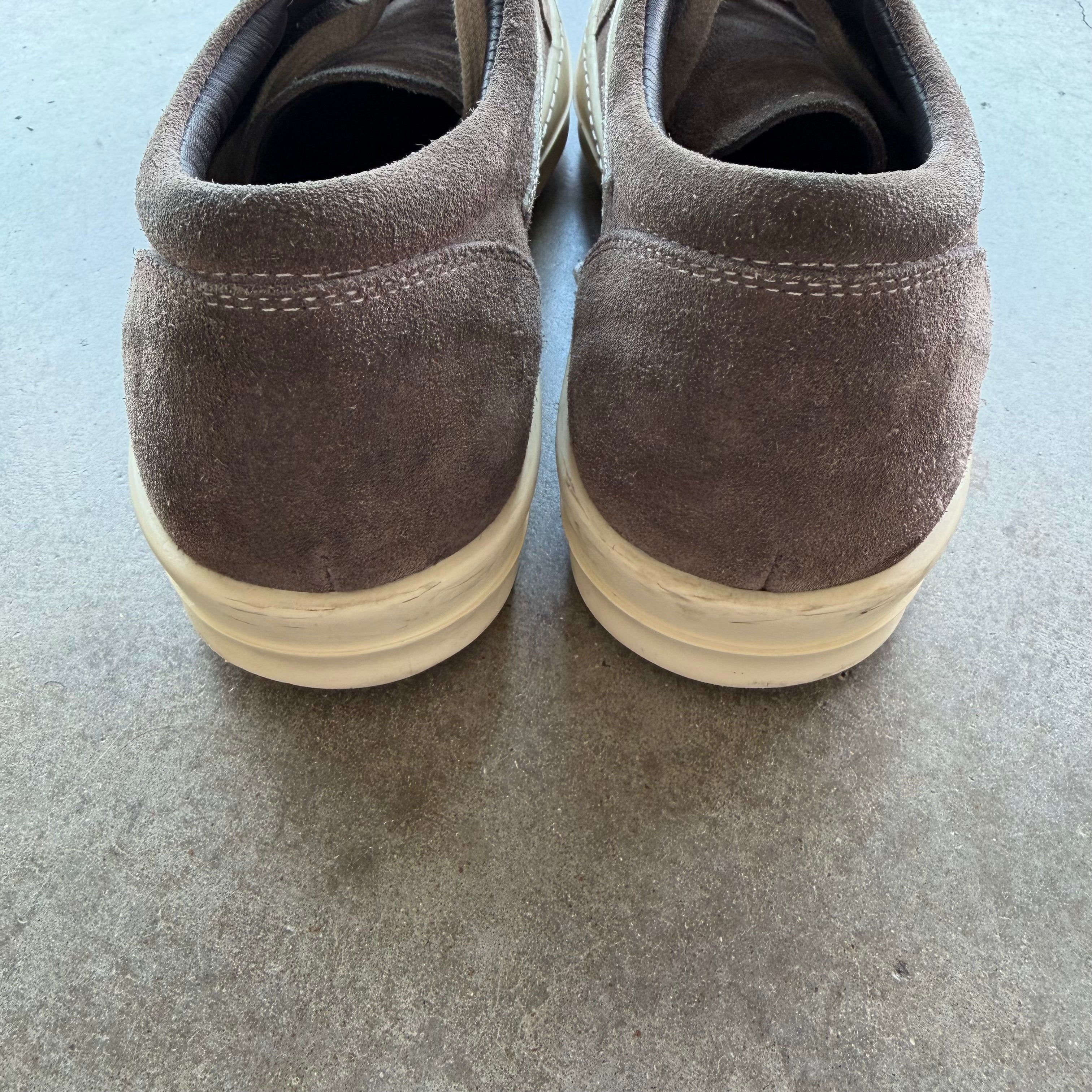 11 Rick Owens Vintage Sneaker Brown Suede