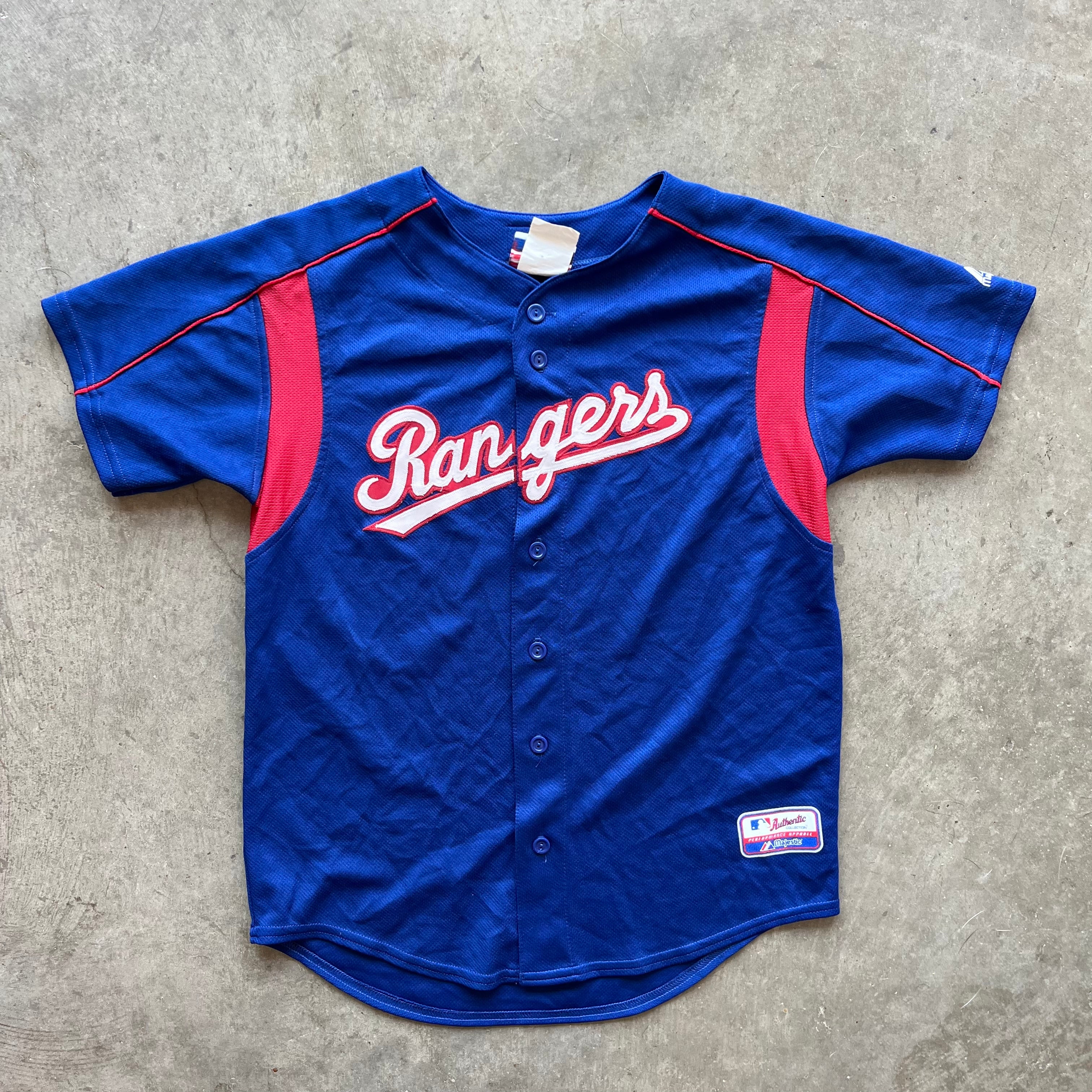 L Blue/Red Texas Rangers Jersey