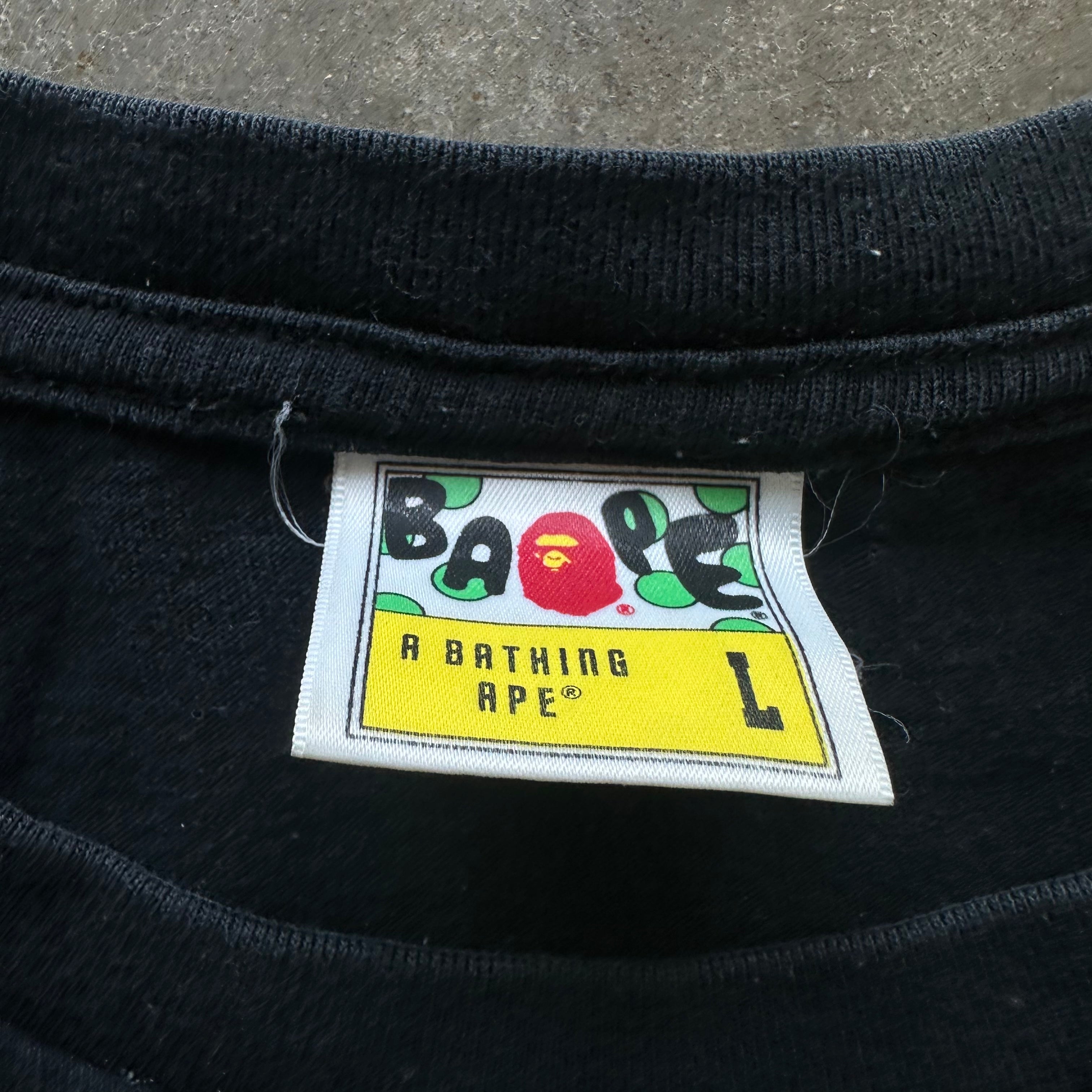 L Bape Zipper Tee