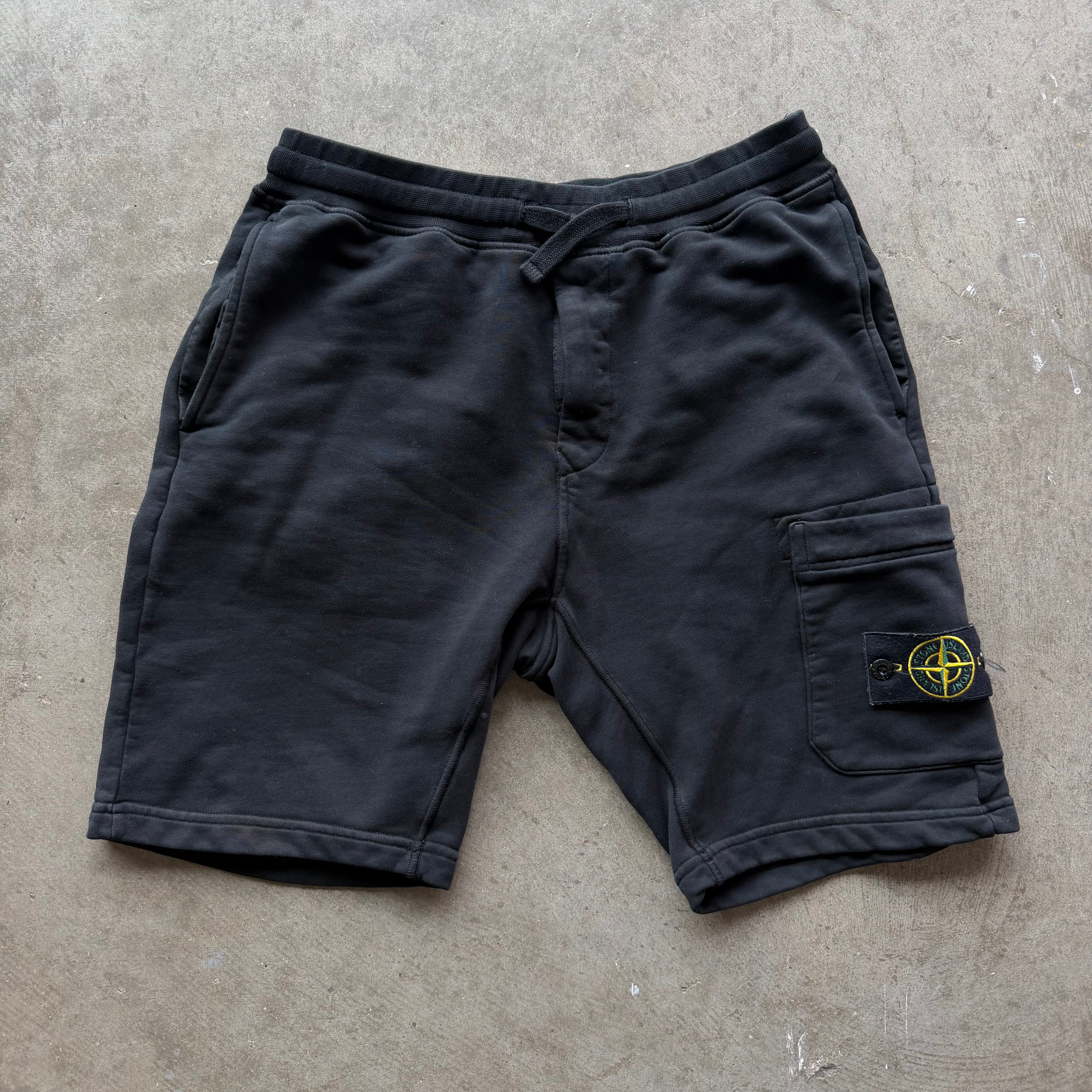 S Stone Island Sweatshorts Black