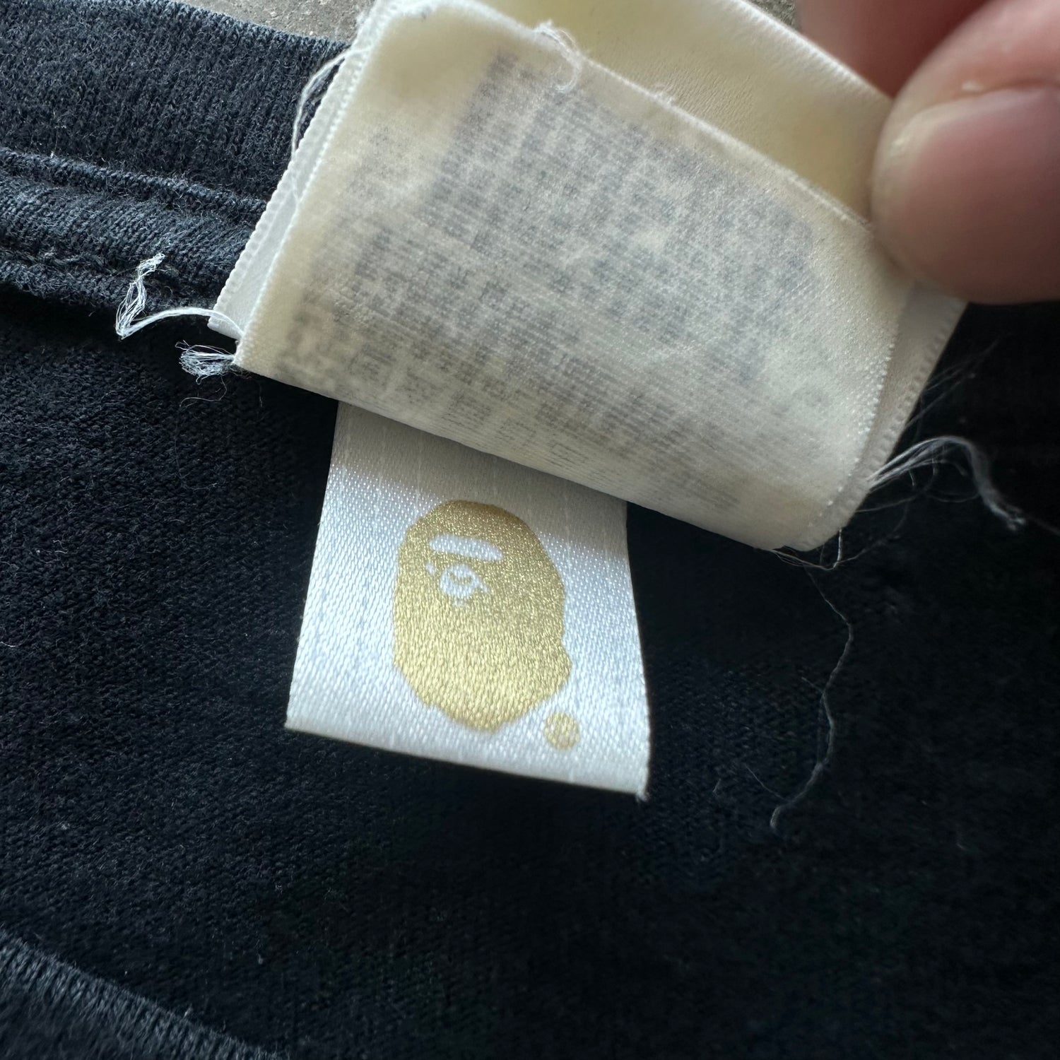 L Bape Zipper Tee
