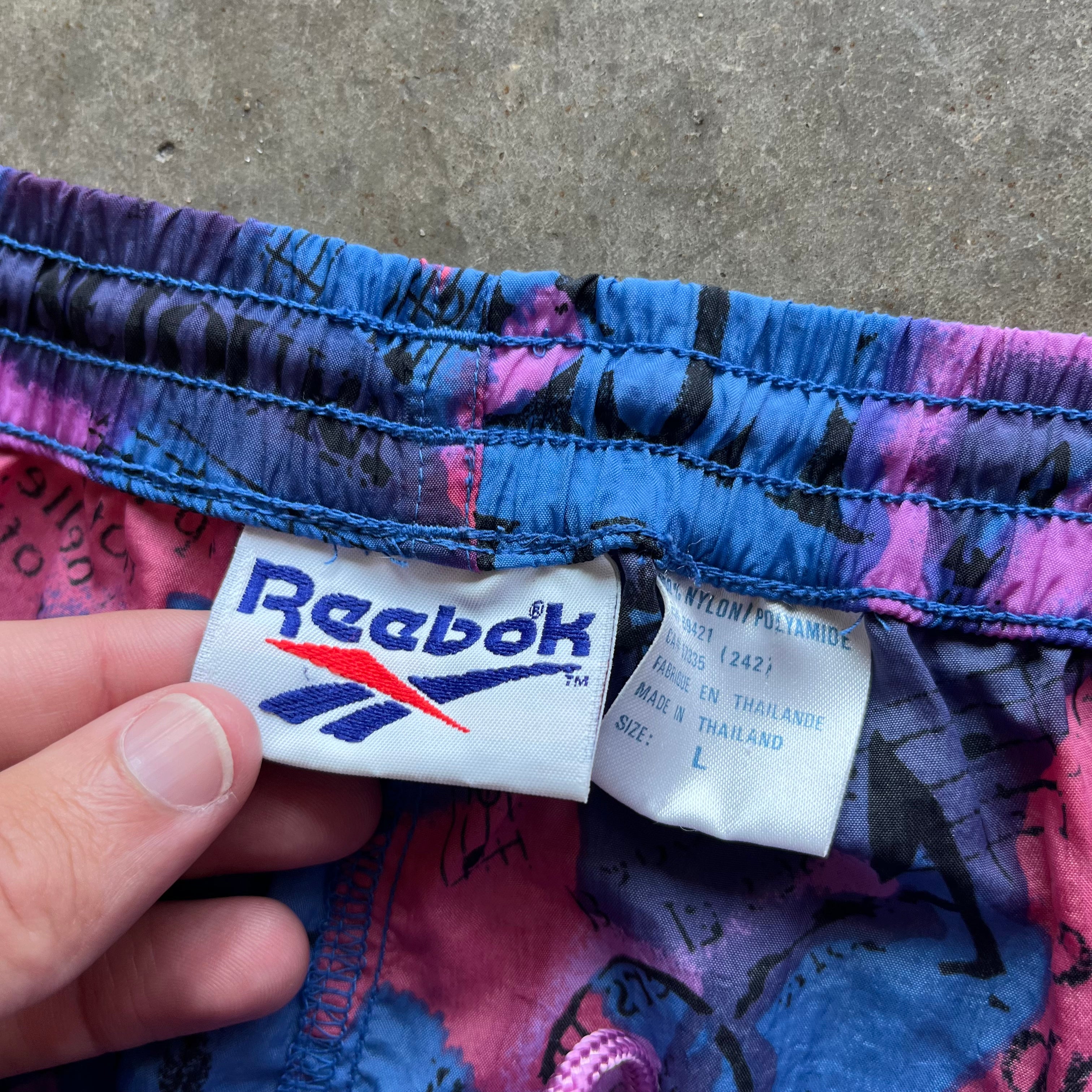 L 90s Reebok Shorts