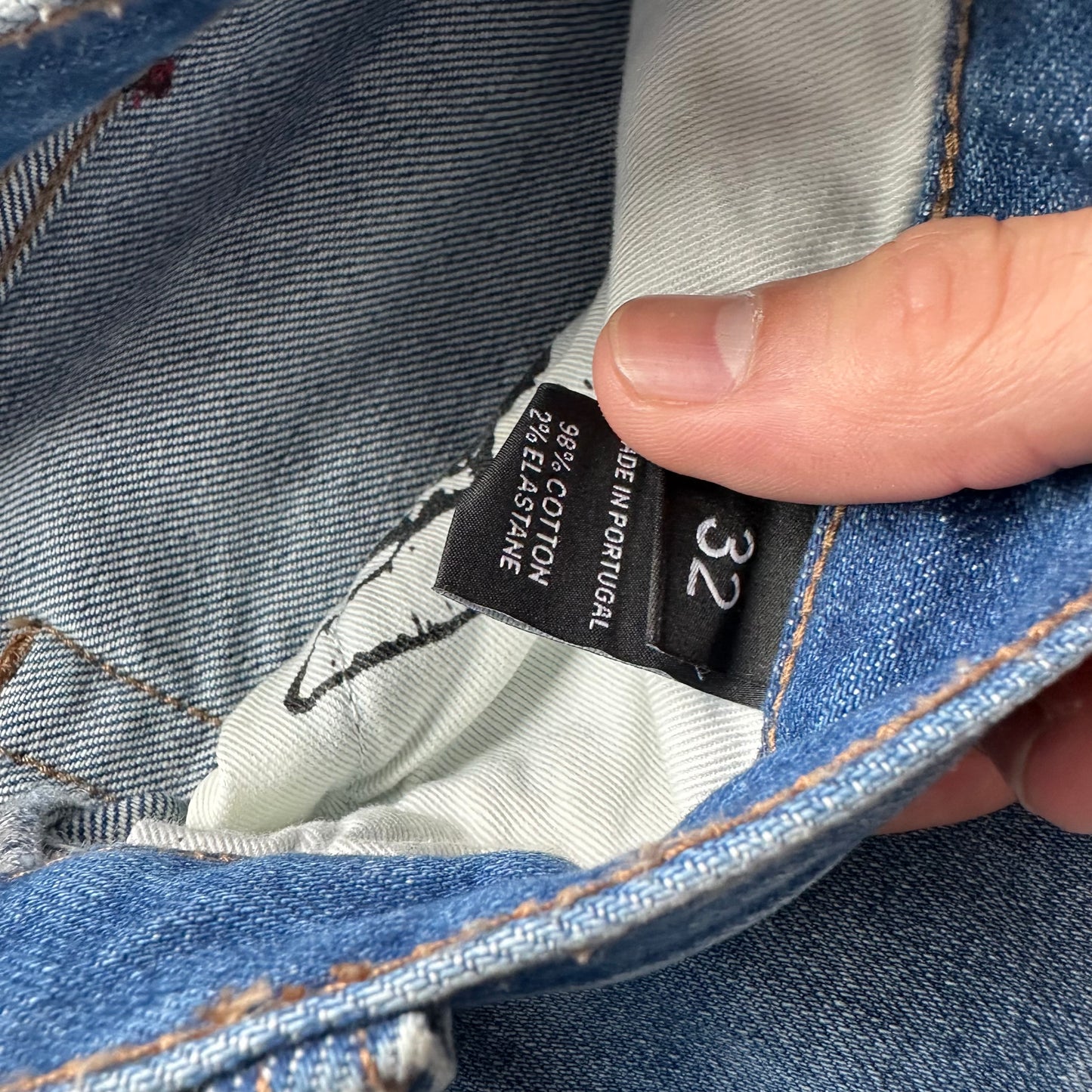 32x32 Art Meets Chaos Jeans