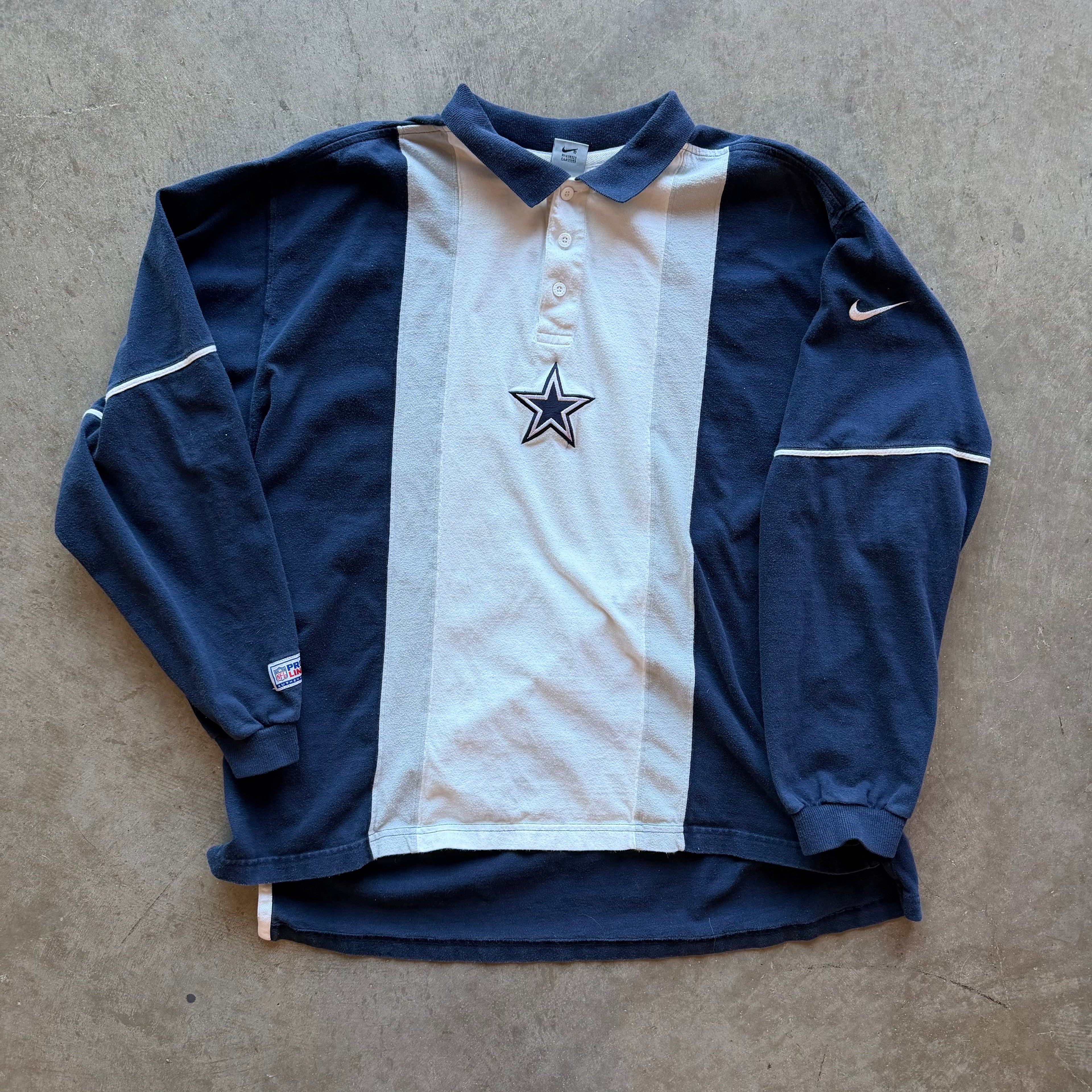 XXL 90s Dallas Cowboys Rugby Polo