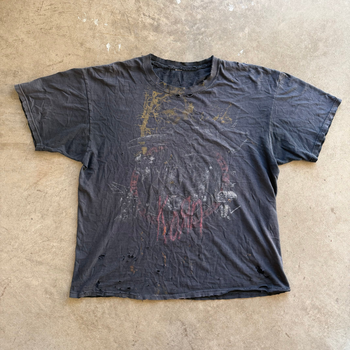 XL 07 Thrashed Korn Tee
