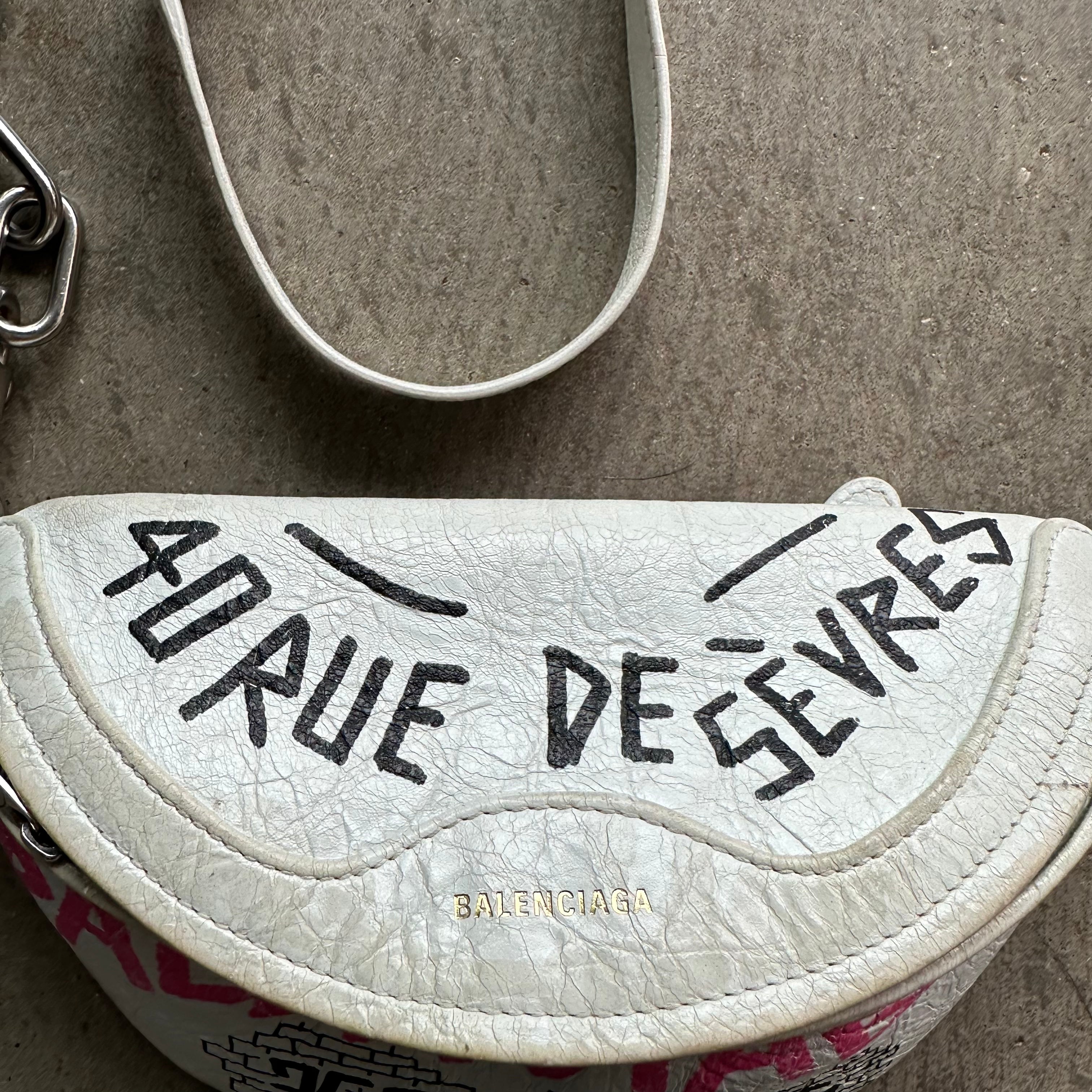 Balenciaga Souvenir Graffiti Belt Bag