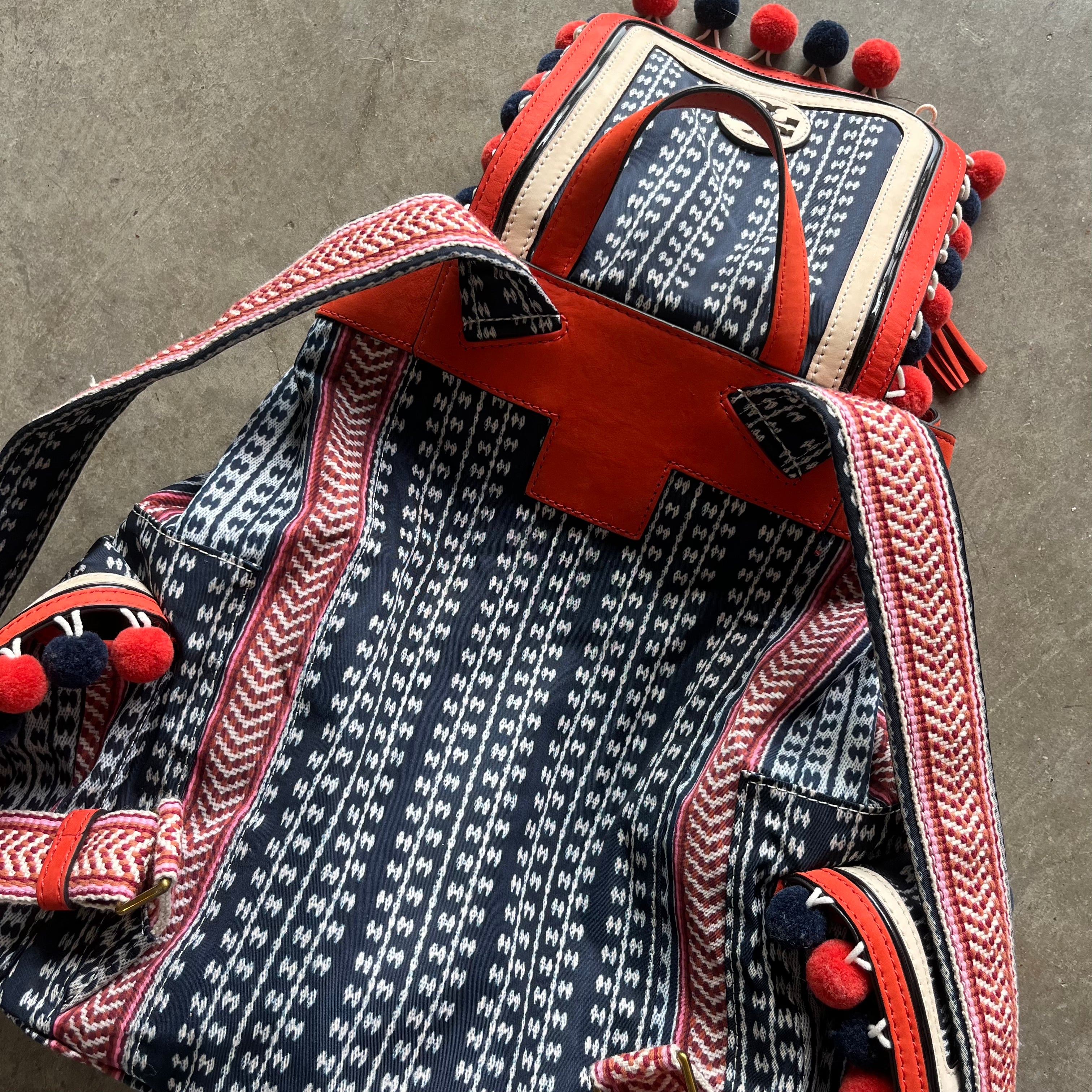 Tory Burch Pom Pom Scout Backpack