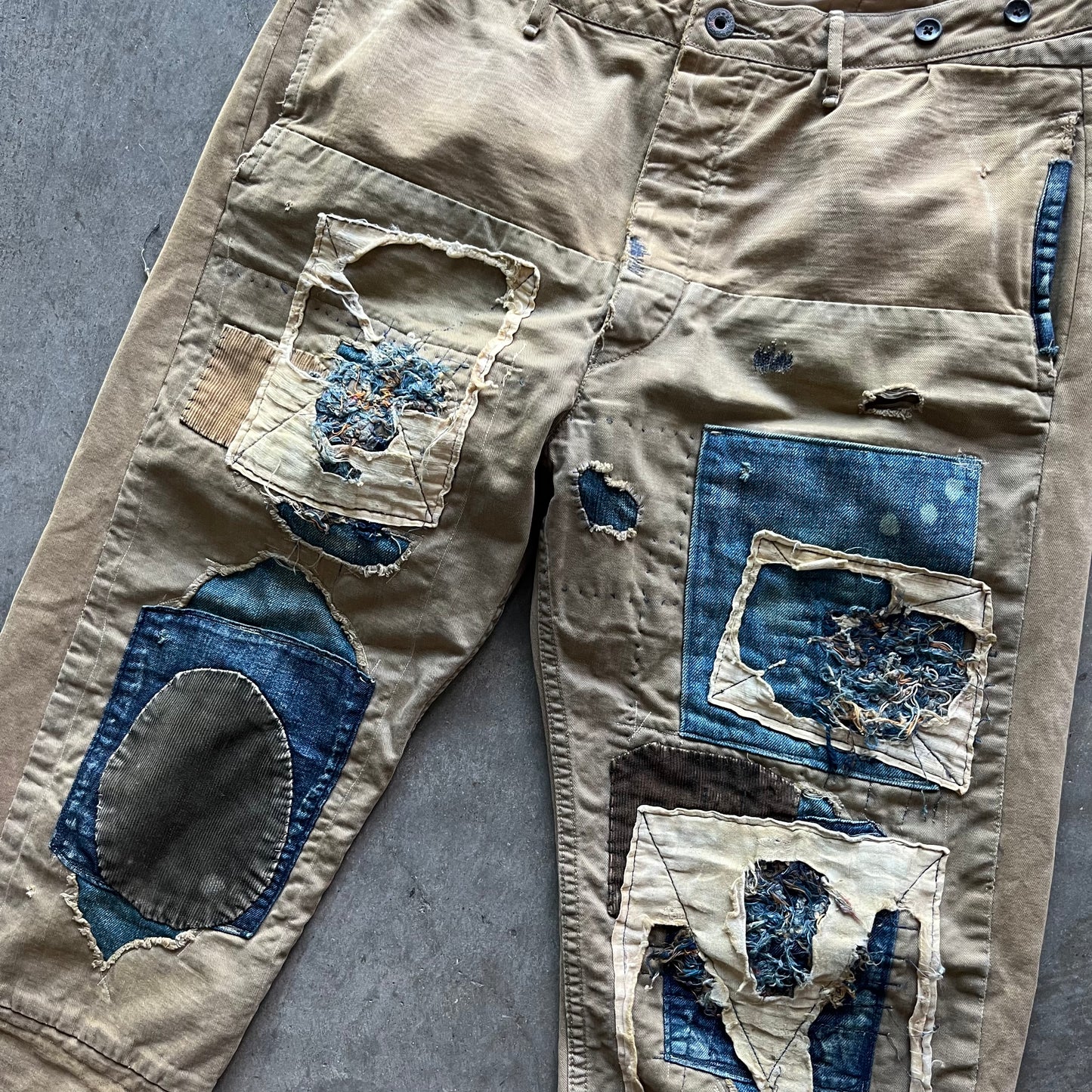32x32 Kapital Buckle Back Pants