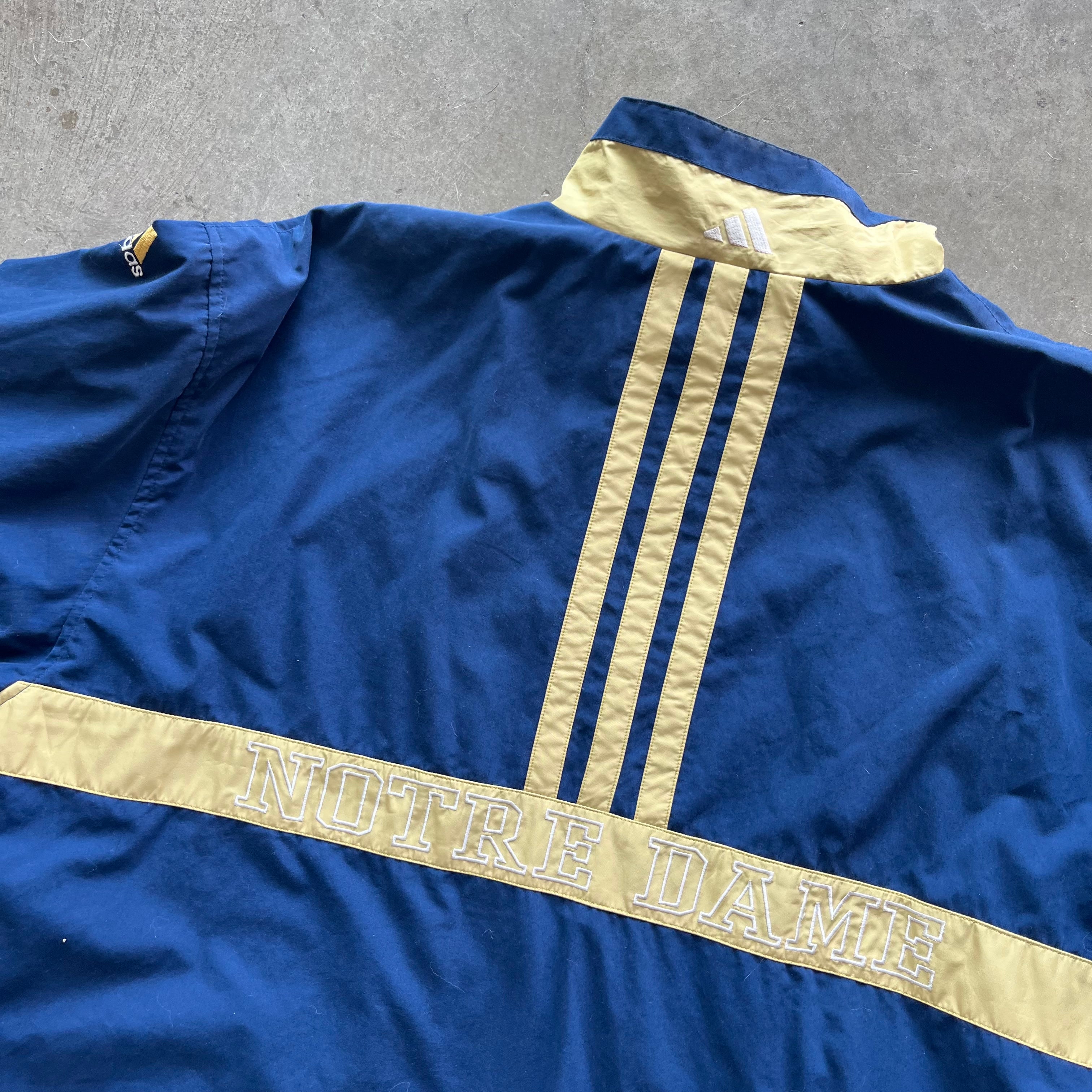 XL 00s Notre Dame Adidas Jacket