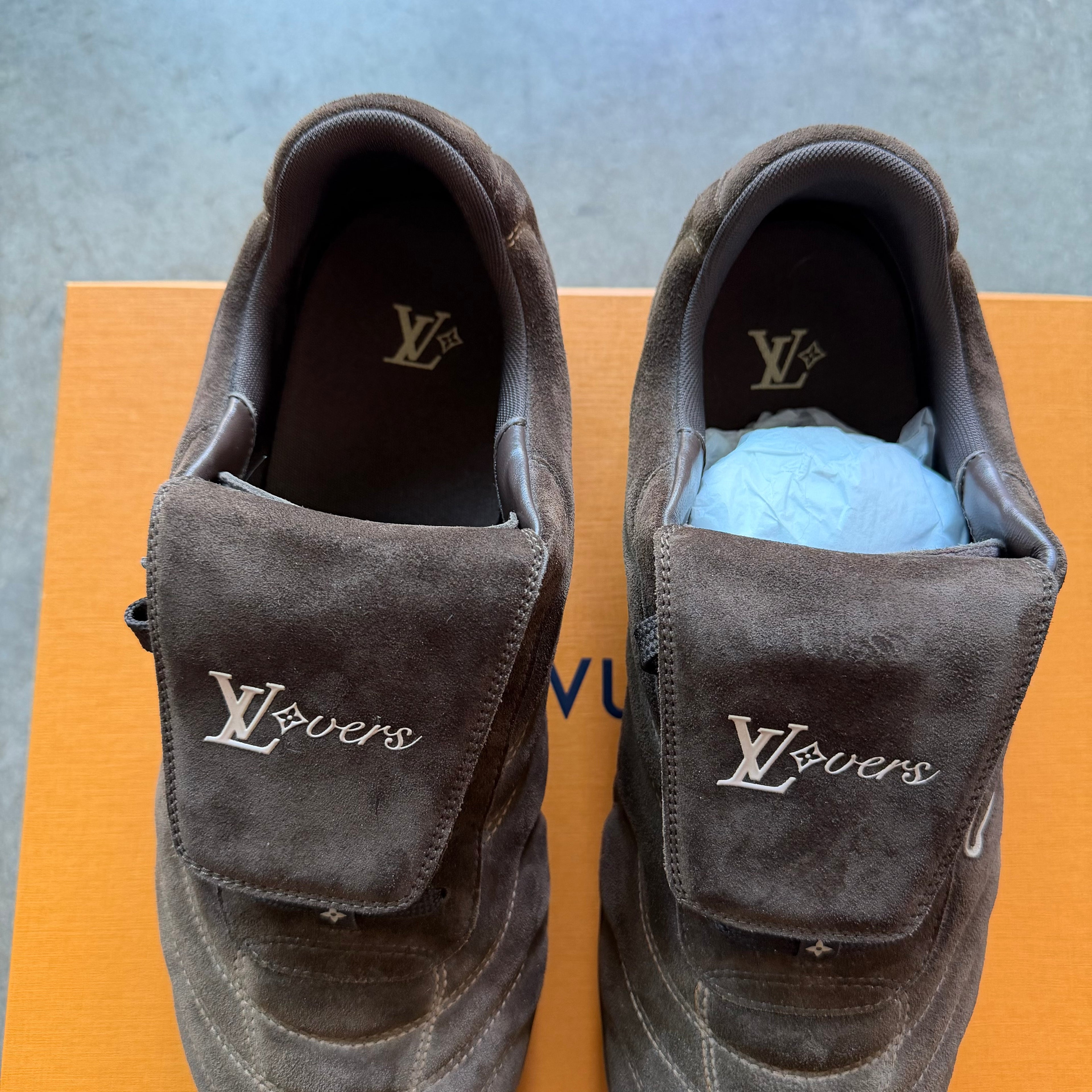 11 Used Louis Vuitton Footprint Sneaker Brown