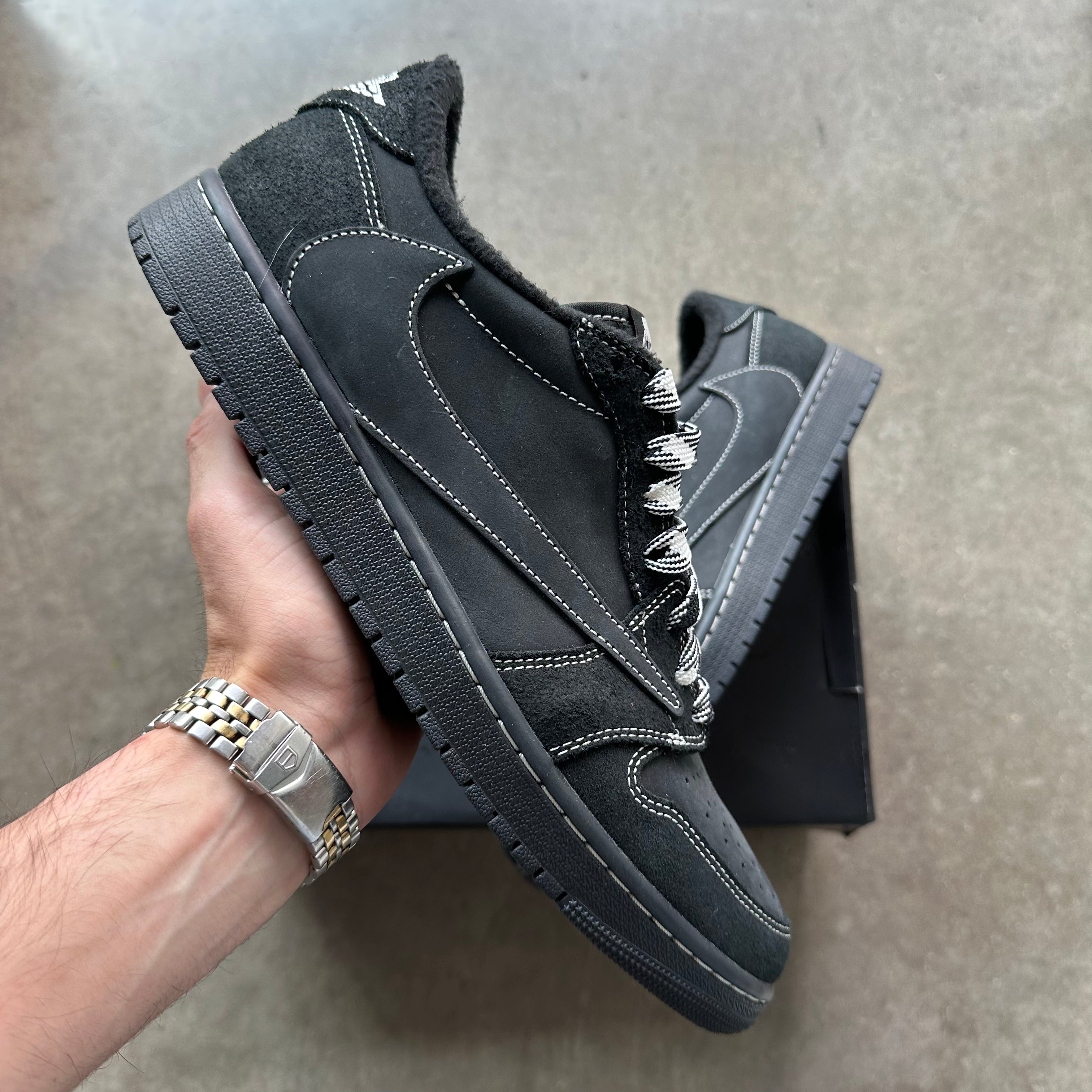 12 VNDS Travis Scott Jordan 1 Low Phantom
